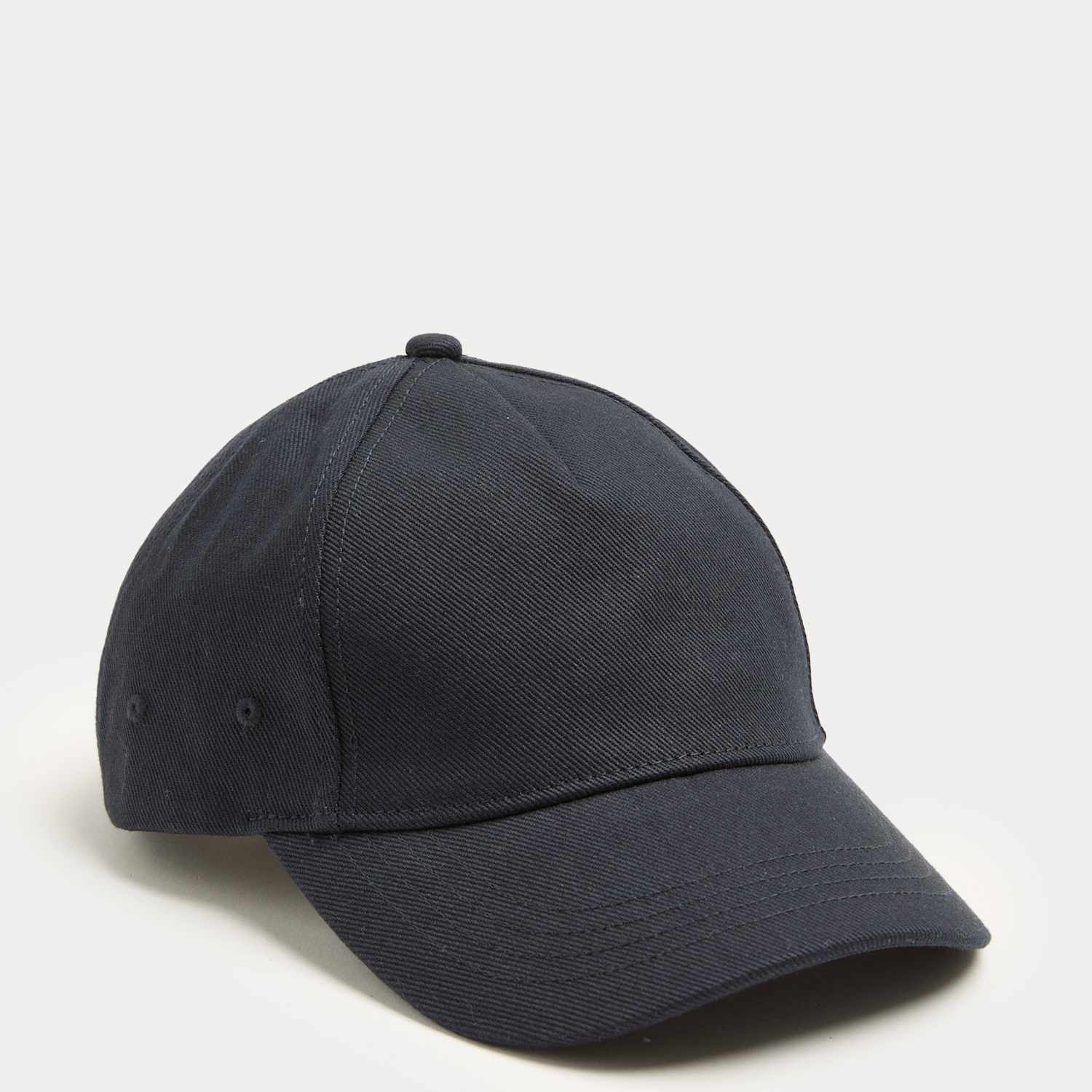 Autograph Men's Pure Cotton Baseball Cap - Dark Navy