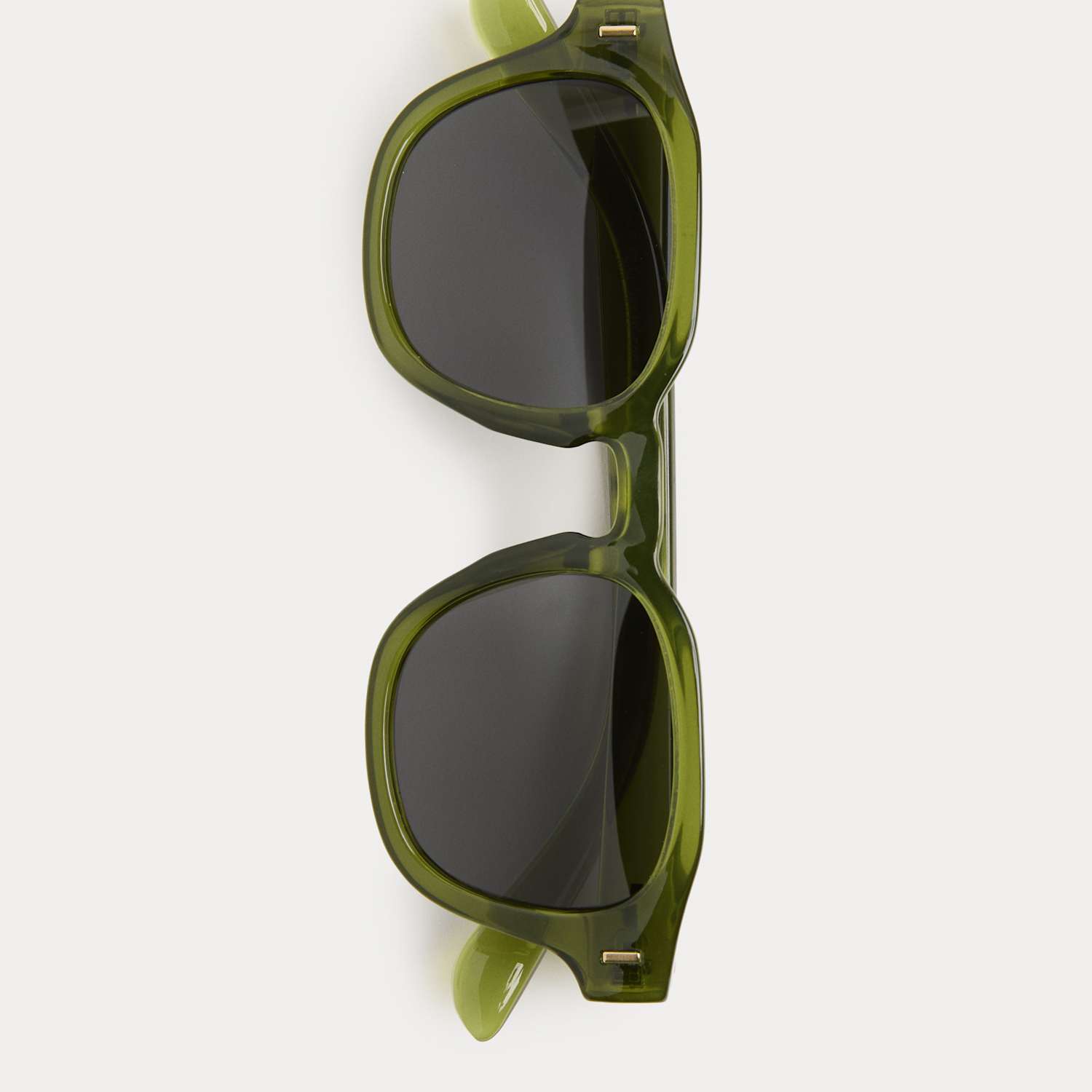 M&S Men's Chunky Polarised Sunglasses - Green