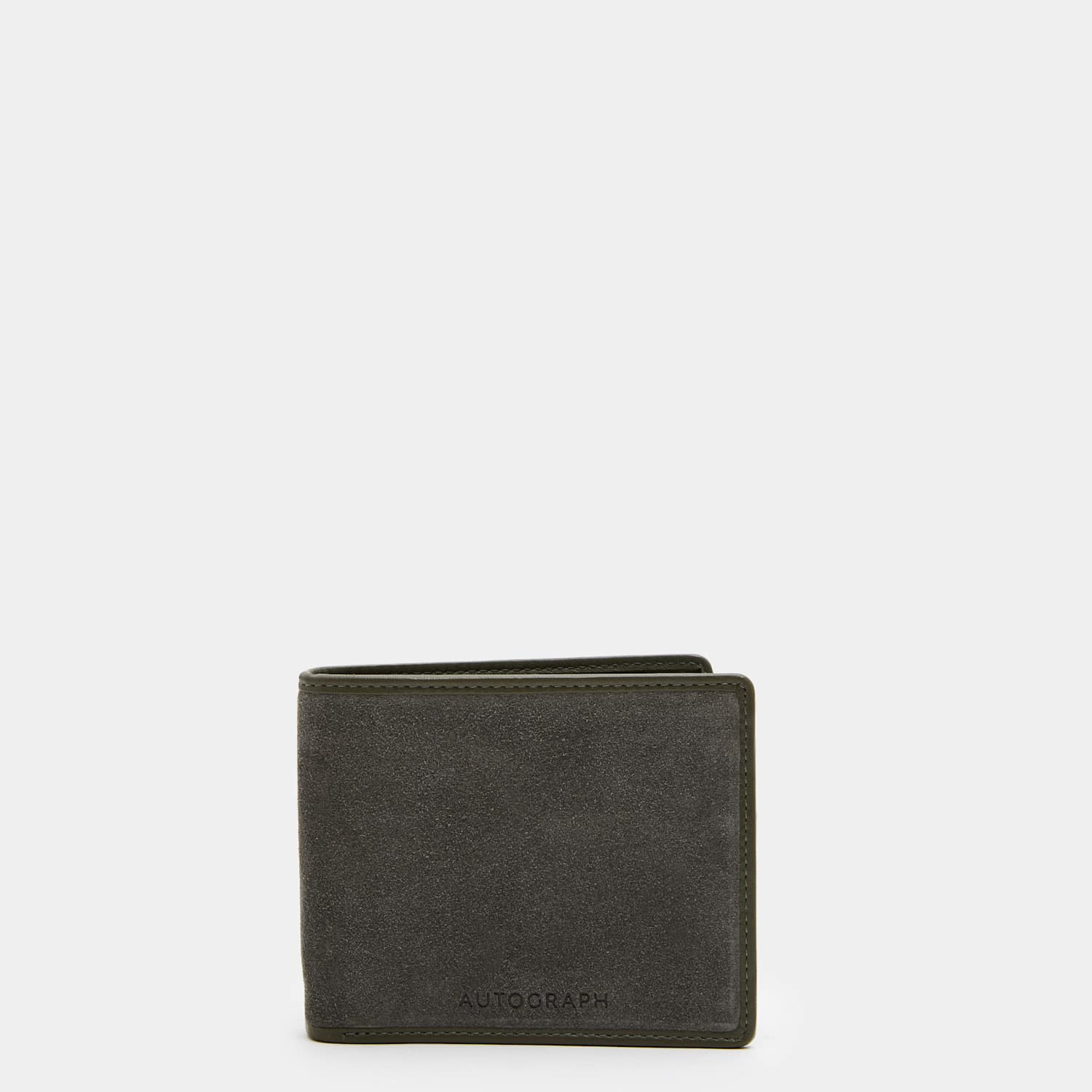 Autograph Men's Leather Bifold Wallet - Olive