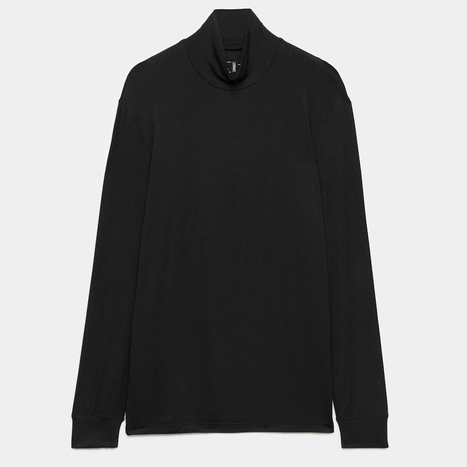Autograph Men's Thermal Roll Neck Top with Cashmere - L - Black