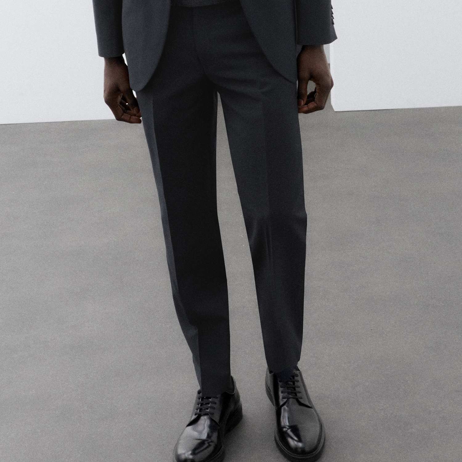 Autograph Men's Slim Fit Performance Stretch Suit Trousers - 34 - Navy