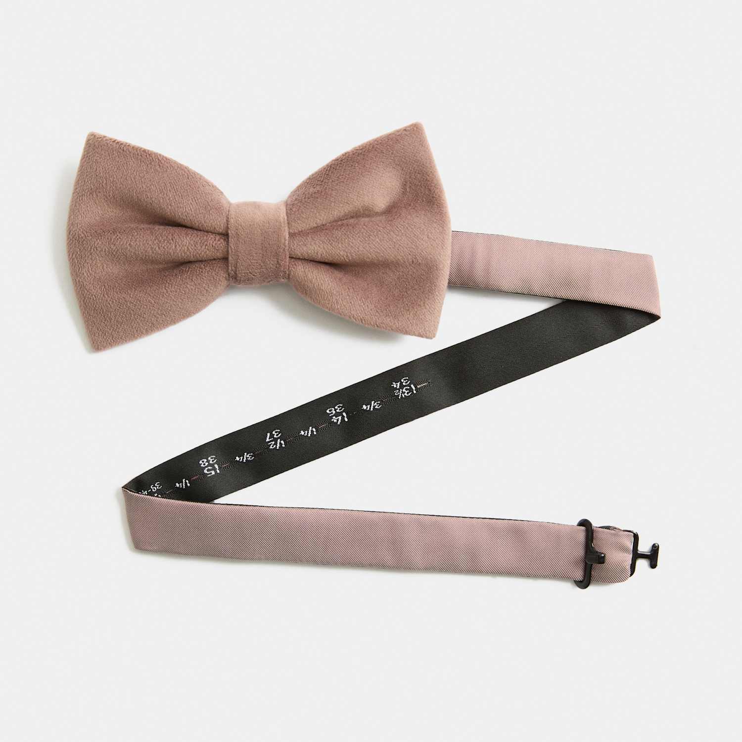 M&S Men's Velvet Bow Tie - Mocha