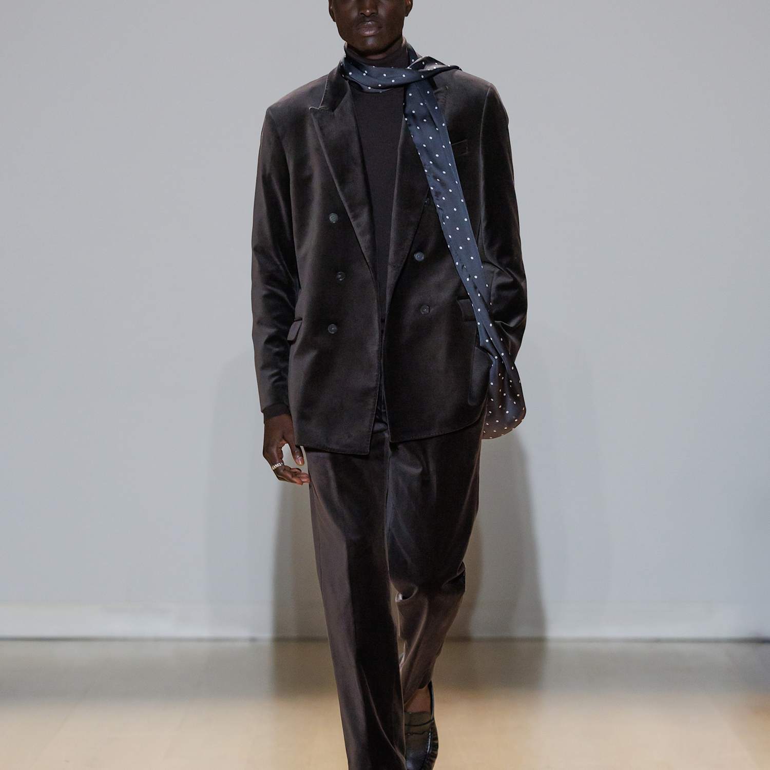 Autograph Men's Cotton Rich Velvet Stretch Suit Jacket - M - Bitter Chocolate