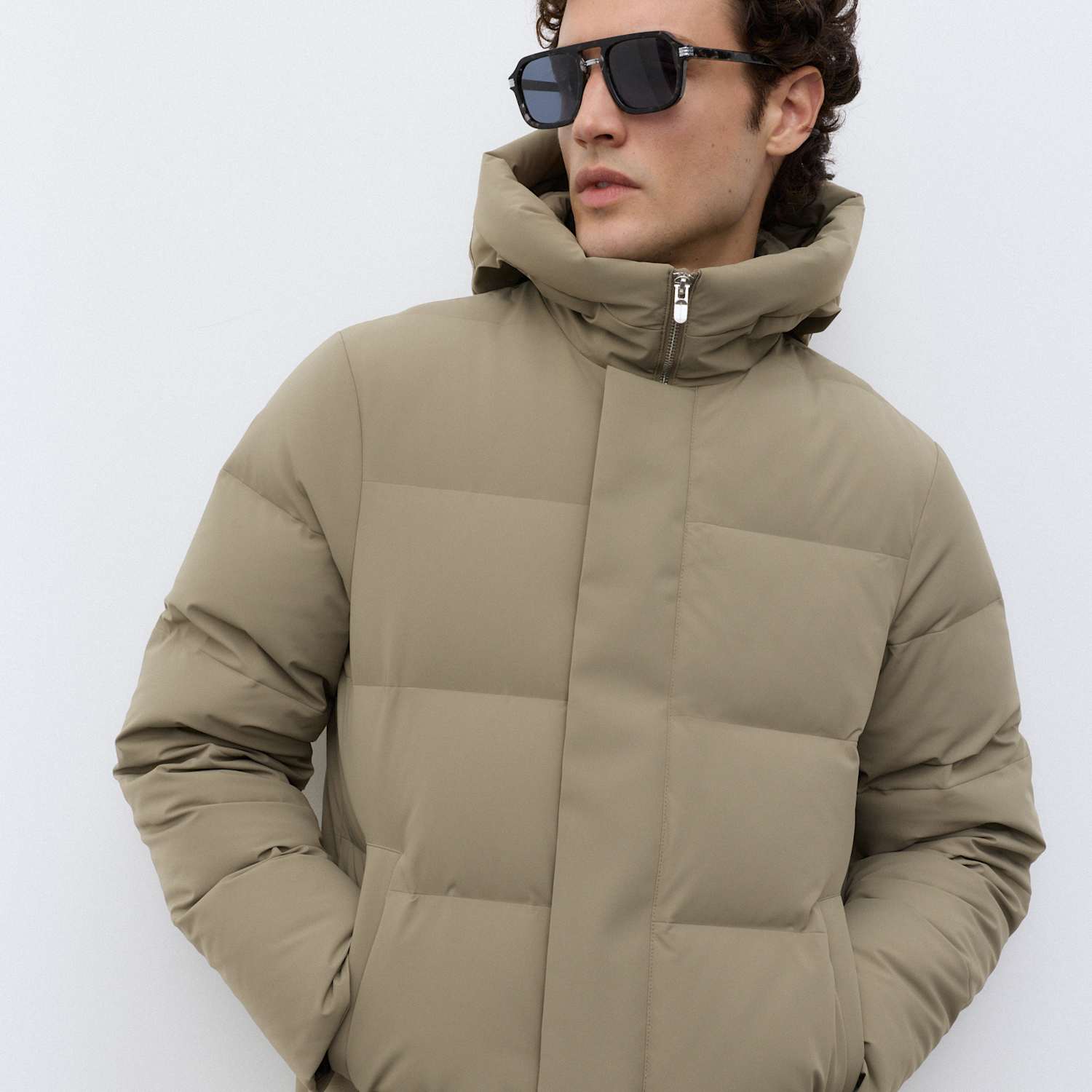 Autograph Men's Feather & Down Puffer Jacket with Stormwear - M - Sable