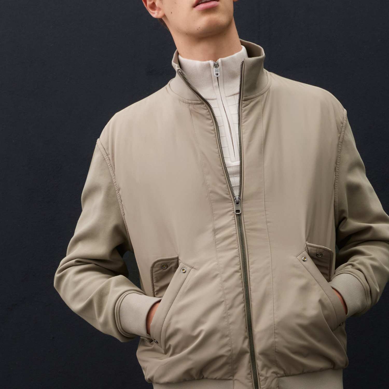 Autograph Men's Regular Fit Hybrid Jacket - 2XL - Sable