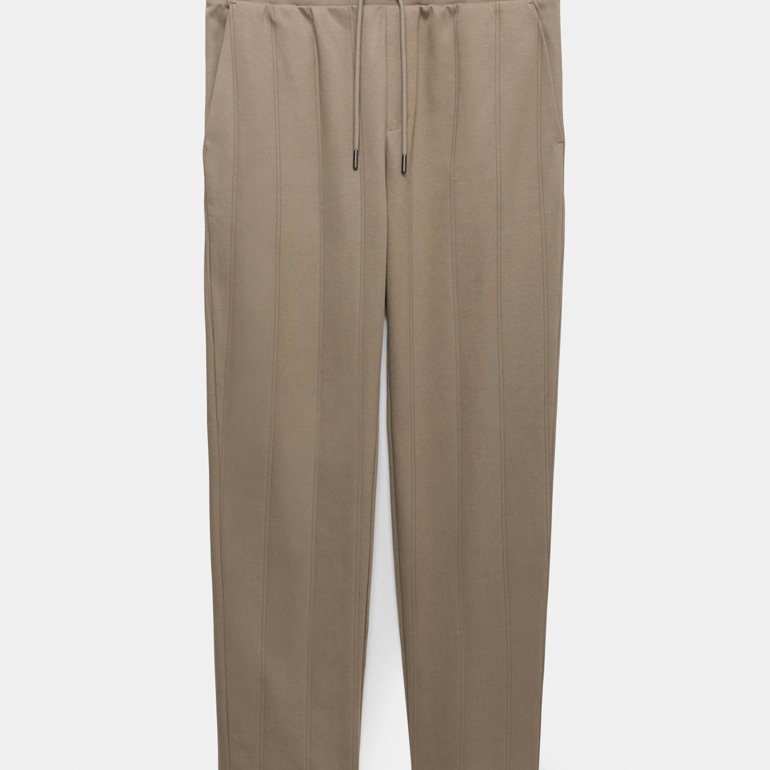 Autograph Men's Drop Needle Pure Cotton Straight Leg Joggers - XL - Sable