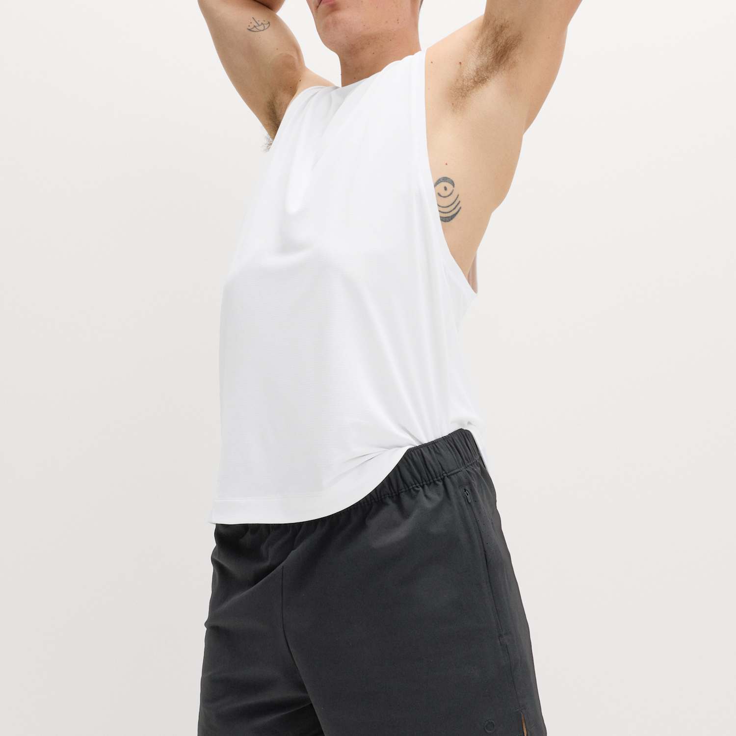 Goodmove Men's Elasticated Waist Stretch 3 Inch Sports Shorts - 3XL - Black