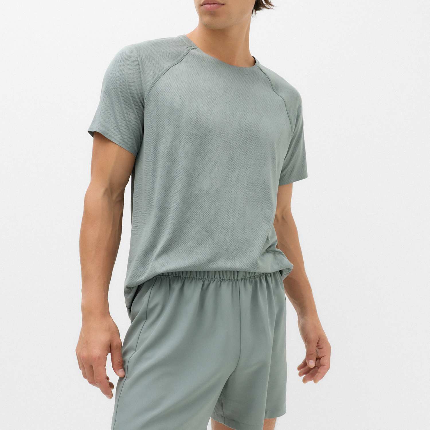 Goodmove Men's Sports Core Shorts - XL - Dark Sage