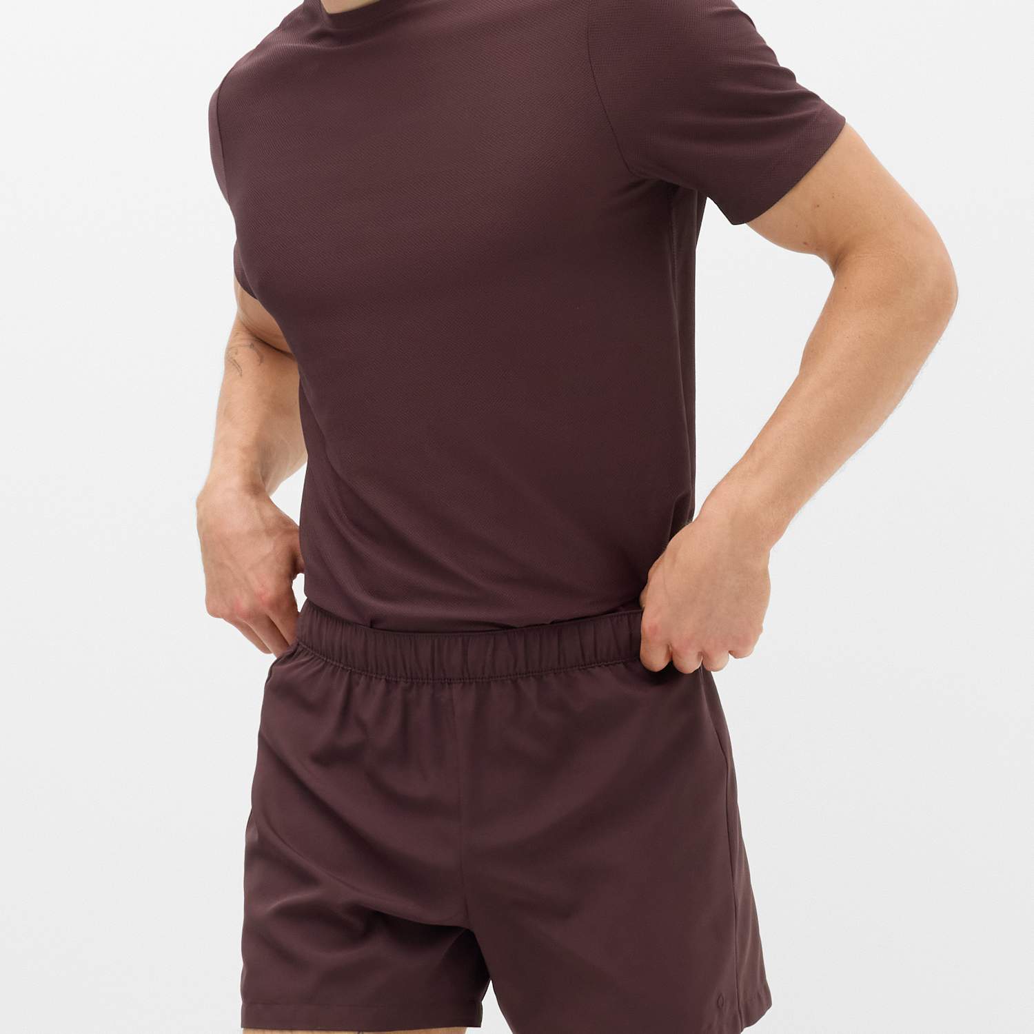 Goodmove Men's Sports Core Shorts - S - Mulberry