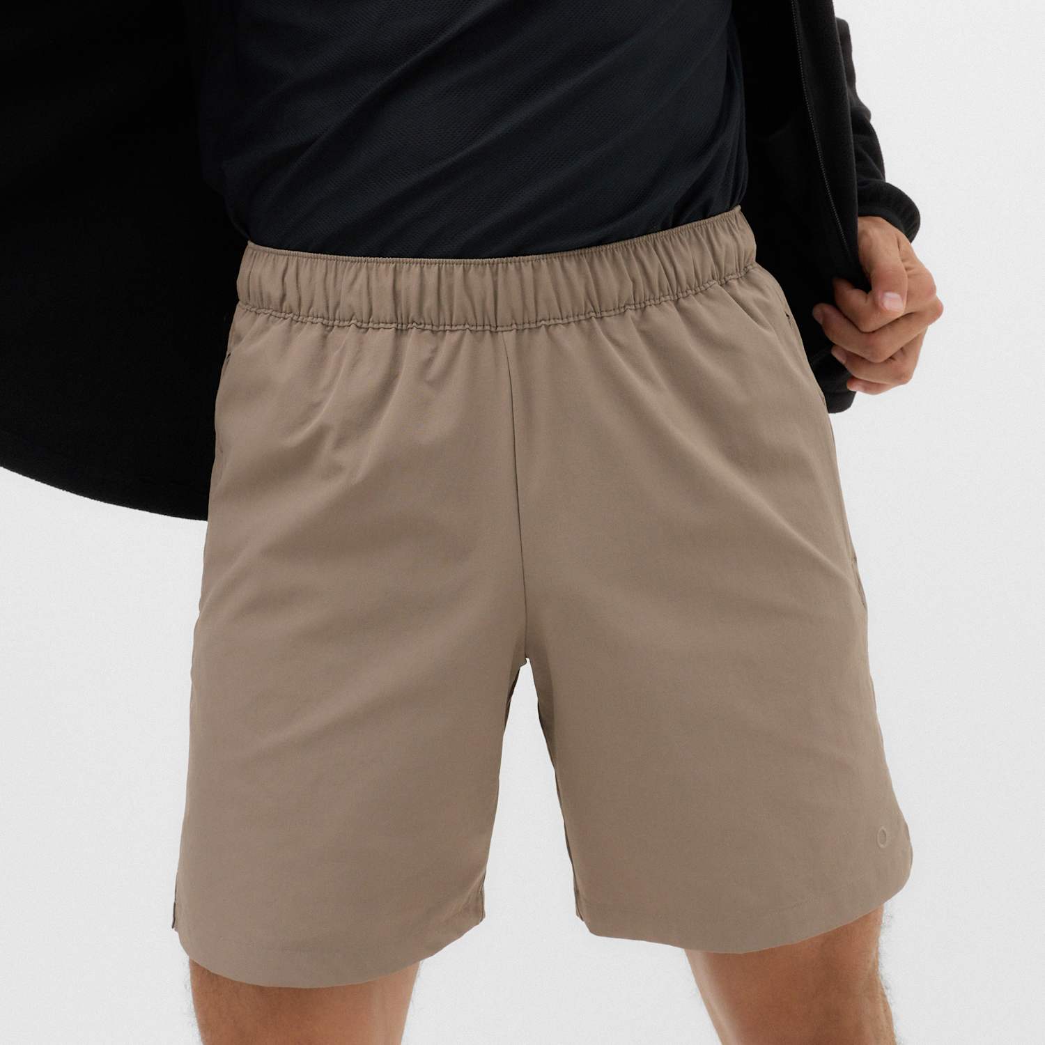Goodmove Men's Regular Fit 7 Inch Stretch Sports Shorts - XL - Mocha