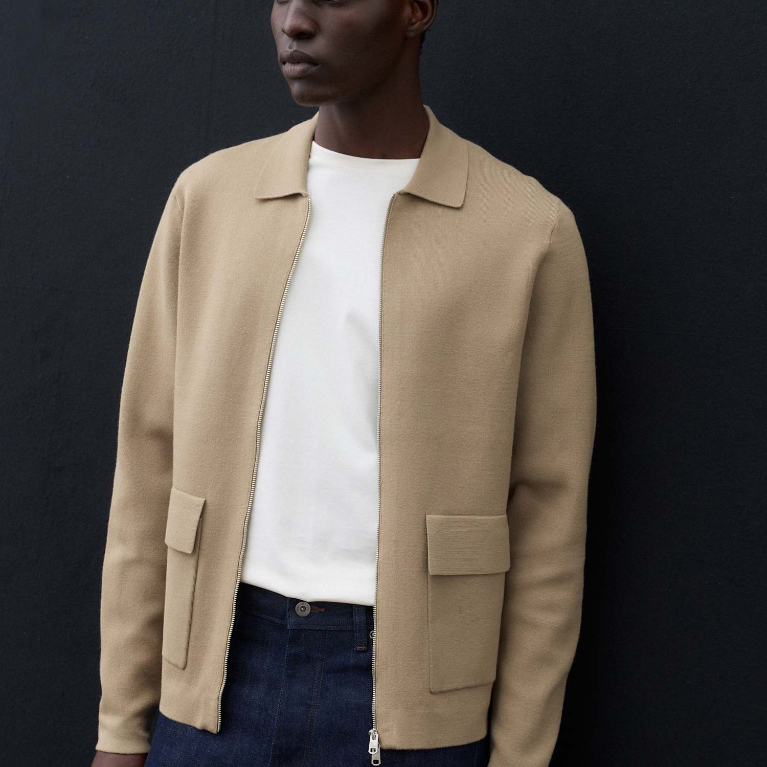 Autograph Men's Knitted Jacket - L - Sable