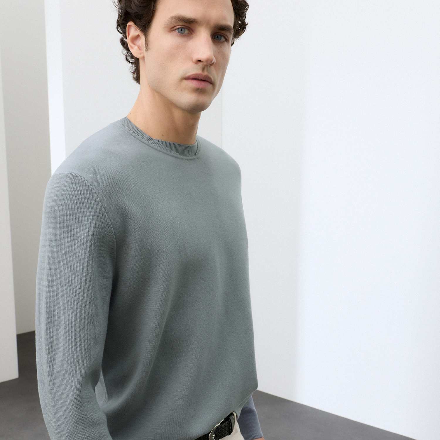 Autograph Men's Relaxed Crew Neck Jumper - 2XL - Gunmetal