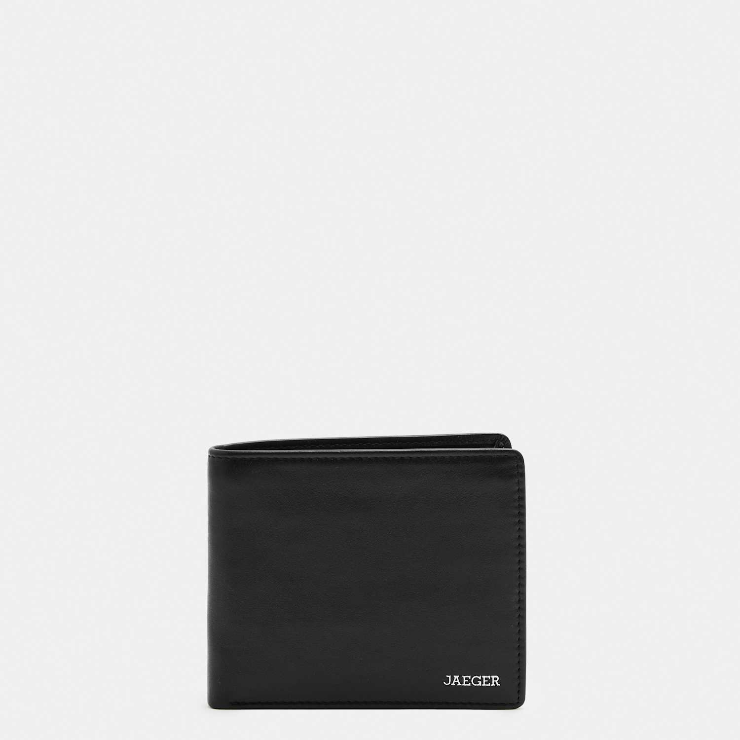 Jaeger Men's Leather Wallet - Black - By M&S