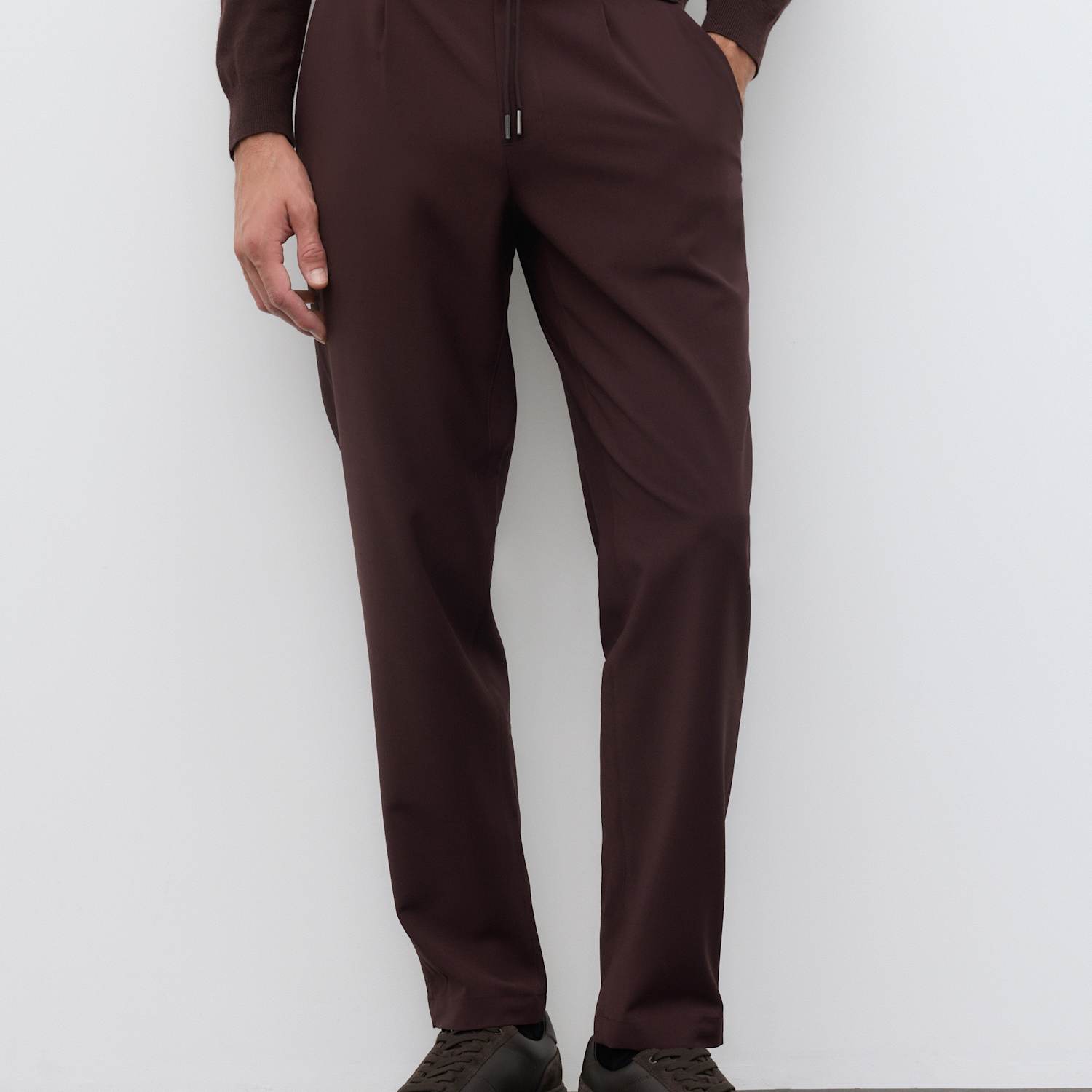 Autograph Men's Wool Blend Performance Trousers - S - Teak