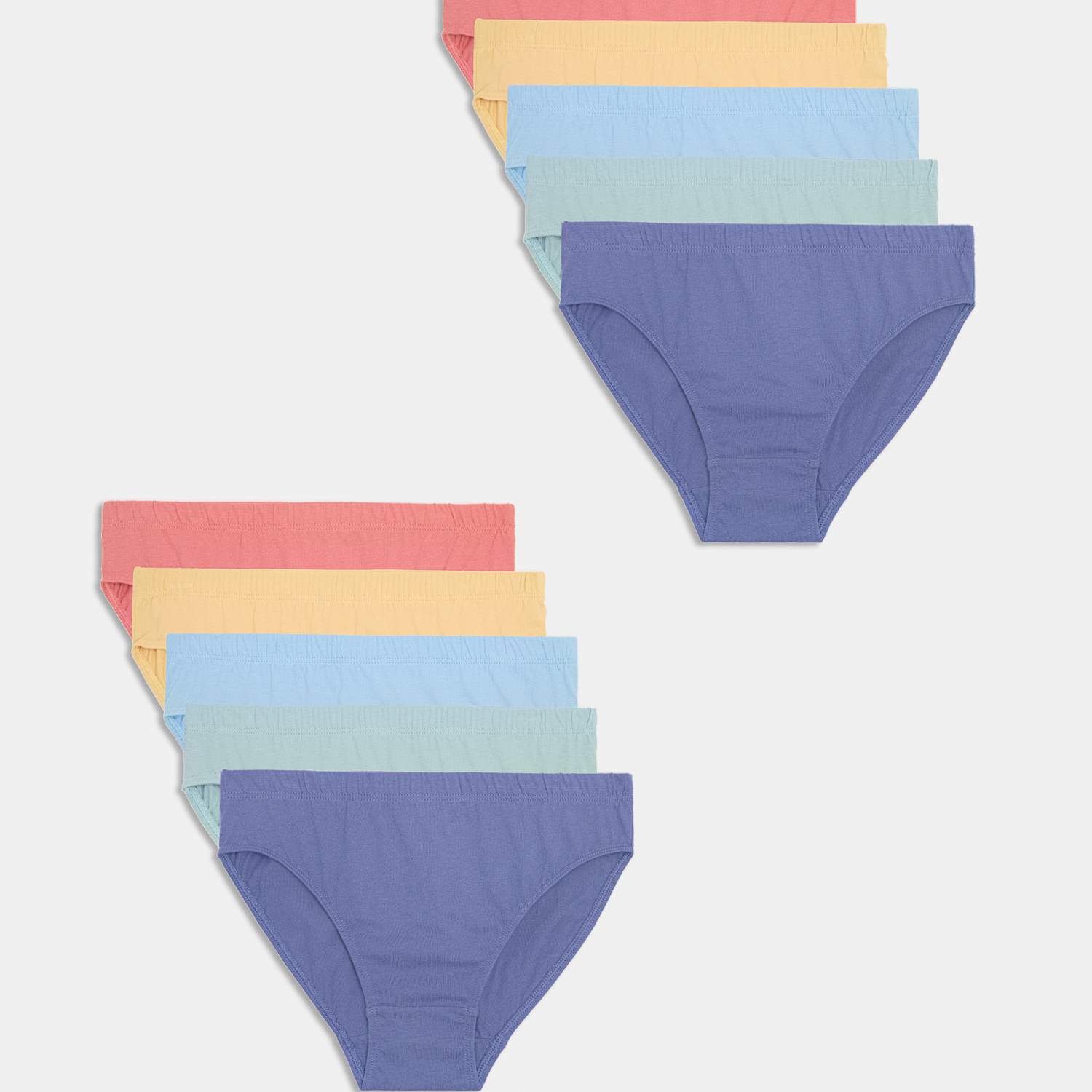 M&S Boys 10 Pack Pure Cotton Briefs (18 Mths-16 Yrs) - 13-14 Years - Multi