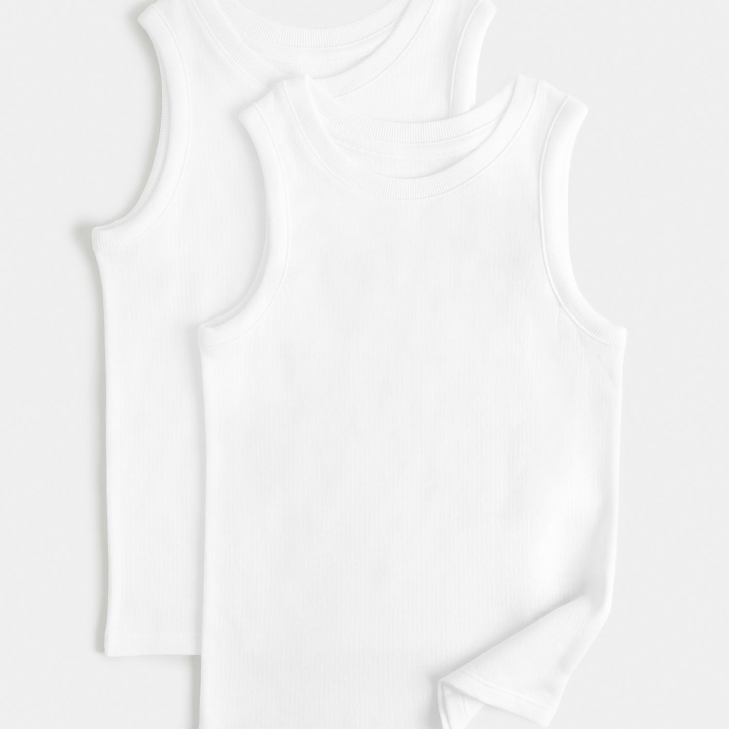 M&S Boys 2 Pack Heatgen Thermal Vests (2-14 Yrs) - 2-3 Years - White