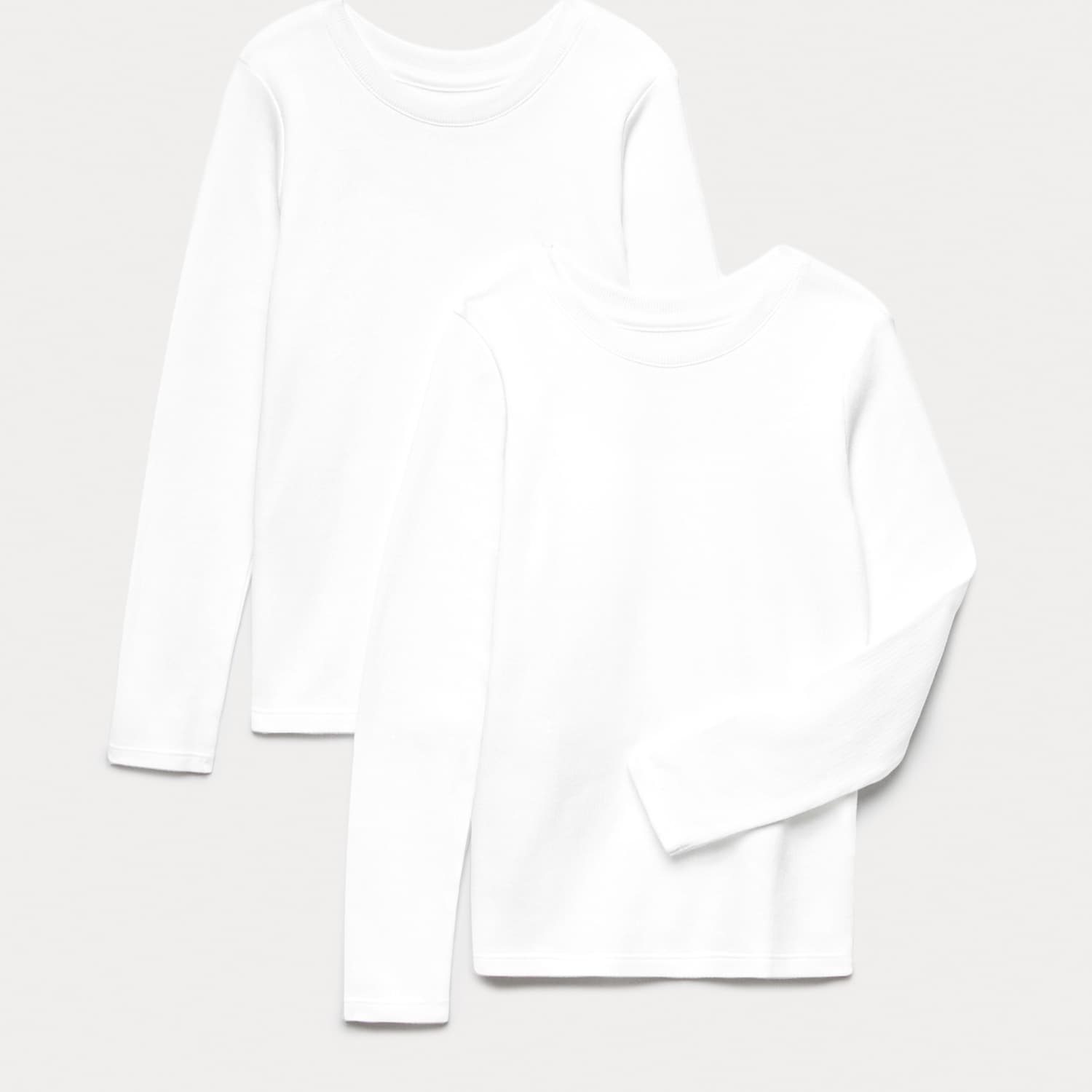 M&S Boys 2 Pack Heatgen Thermal Tops (2-14 Yrs) - 2-3 Years - White