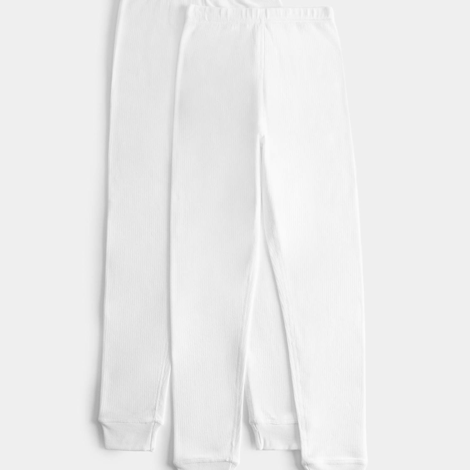 M&S Boys 2 Pack Heatgen Thermal Leggings (2-14 Yrs) - 2-3 Years - White