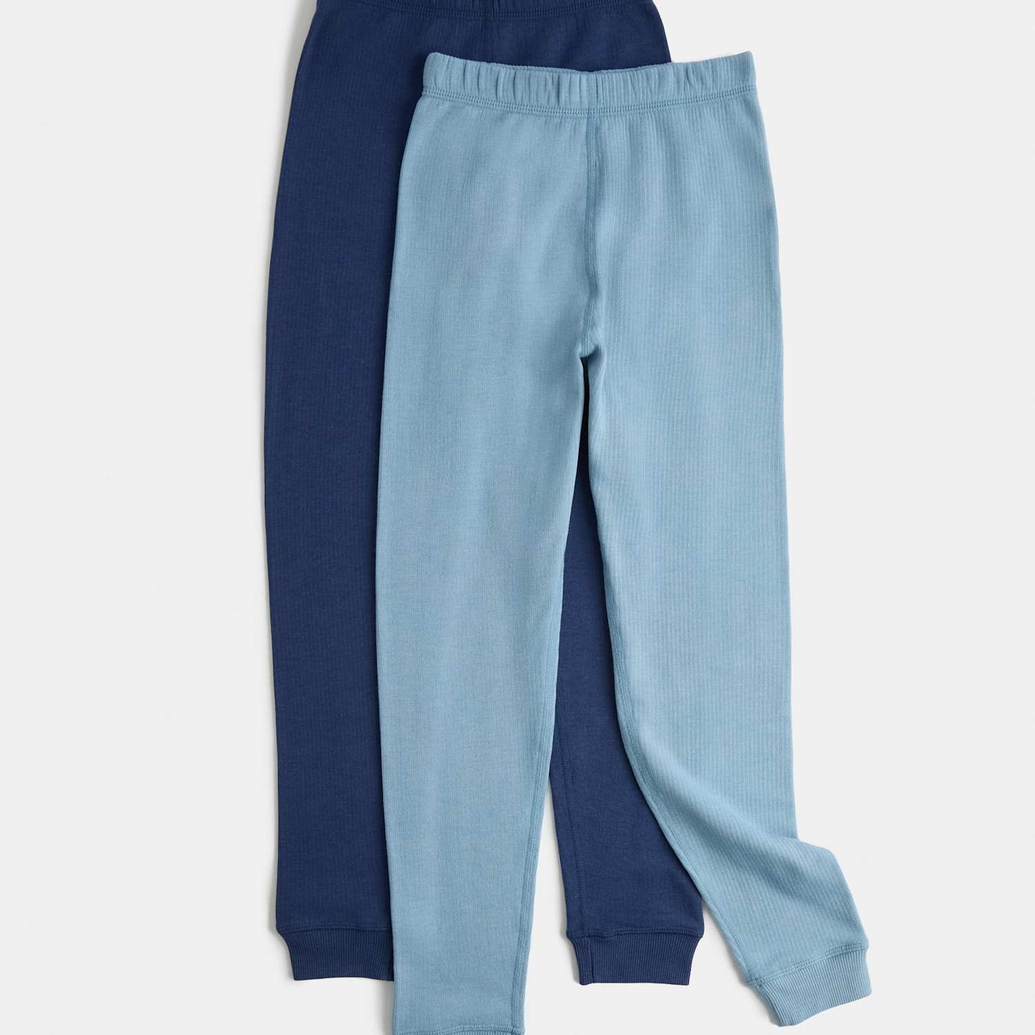 M&S Boys 2 Pack Thermal Leggings (2-14 Yrs) - 7-8 Years - Navy Mix
