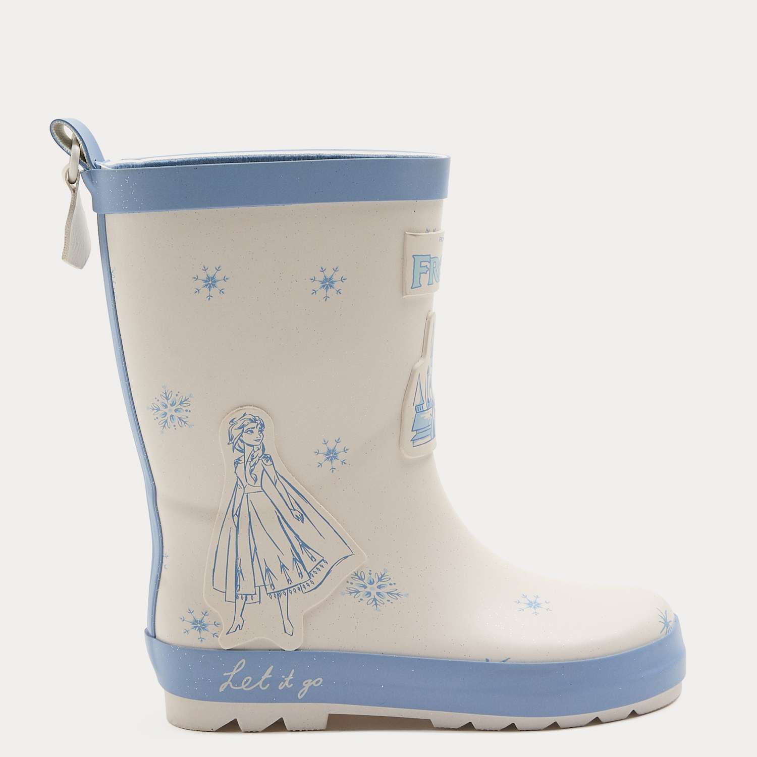M&S Girls Disney Frozen Wellies (4 Small - 2 Large) - Blue Mix