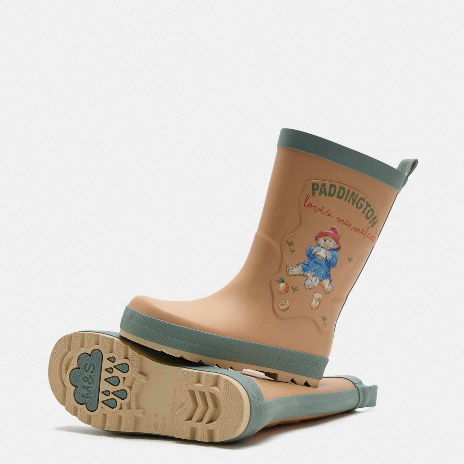 M&S Boys Paddington Wellies (4 Small - 10 Small) - 8 - Multi