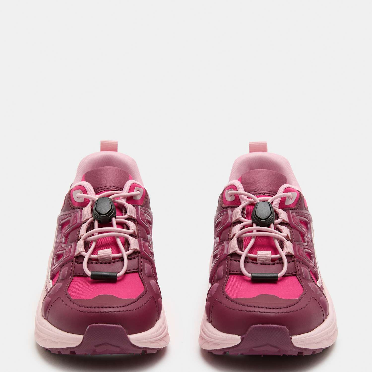 M&S Girls Freshfeet Toggle Trainers (4 Small - 2 Large) - Pink Mix