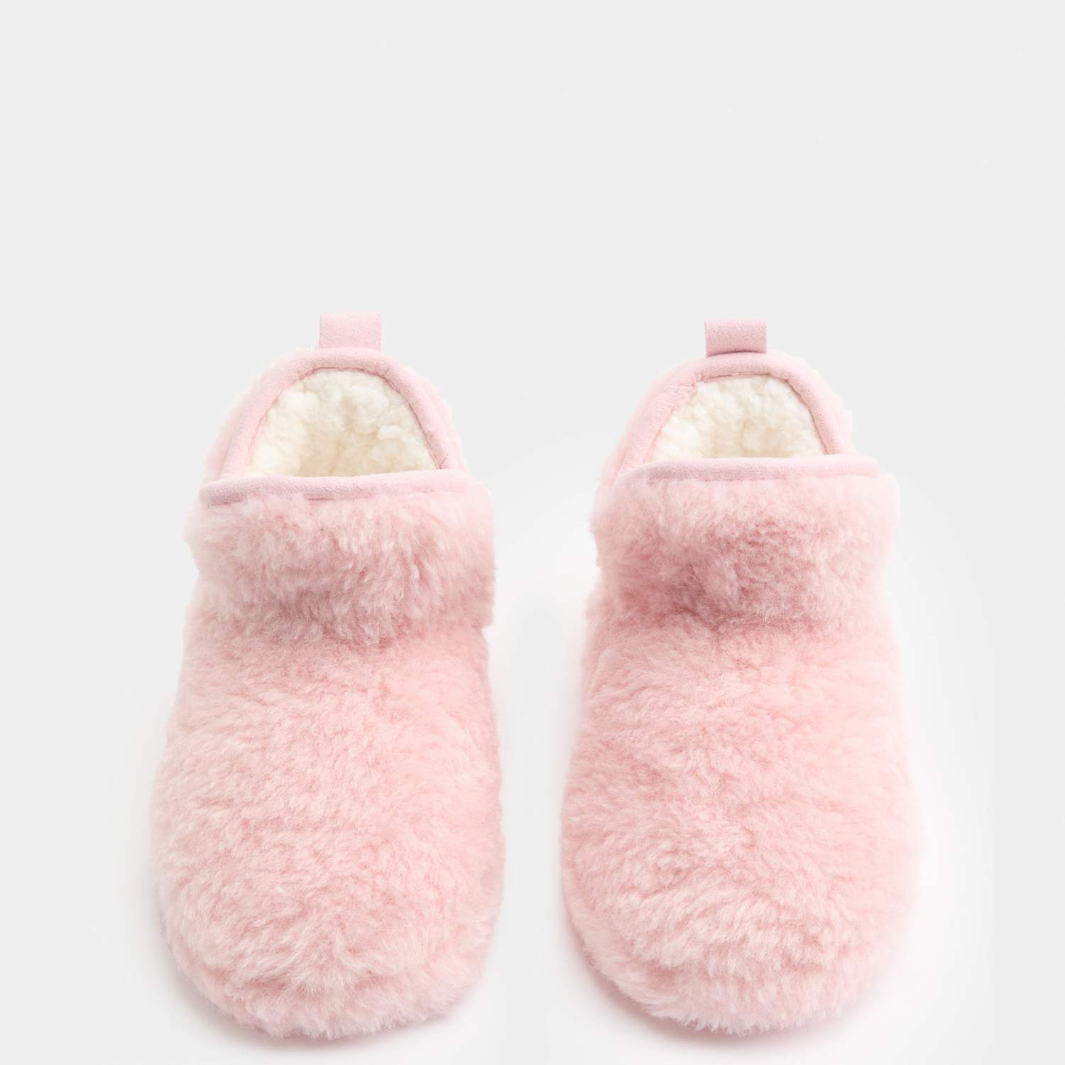 M&S Boys Borg Slipper Boots (4 Small-7 Large) - 8 - Pink