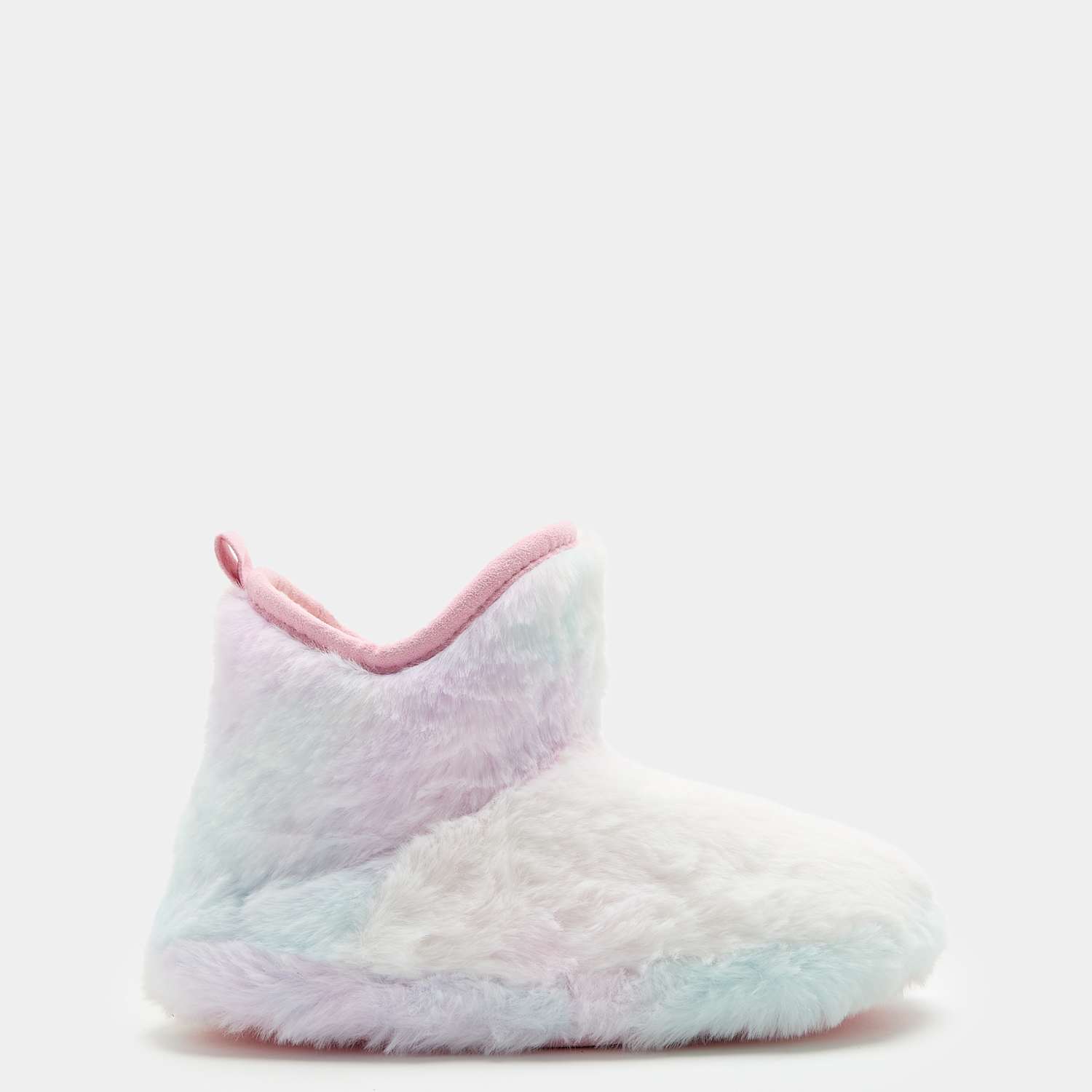 M&S Boys Borg Slipper Boots (4 Small-7 Large) - 4 - Multi
