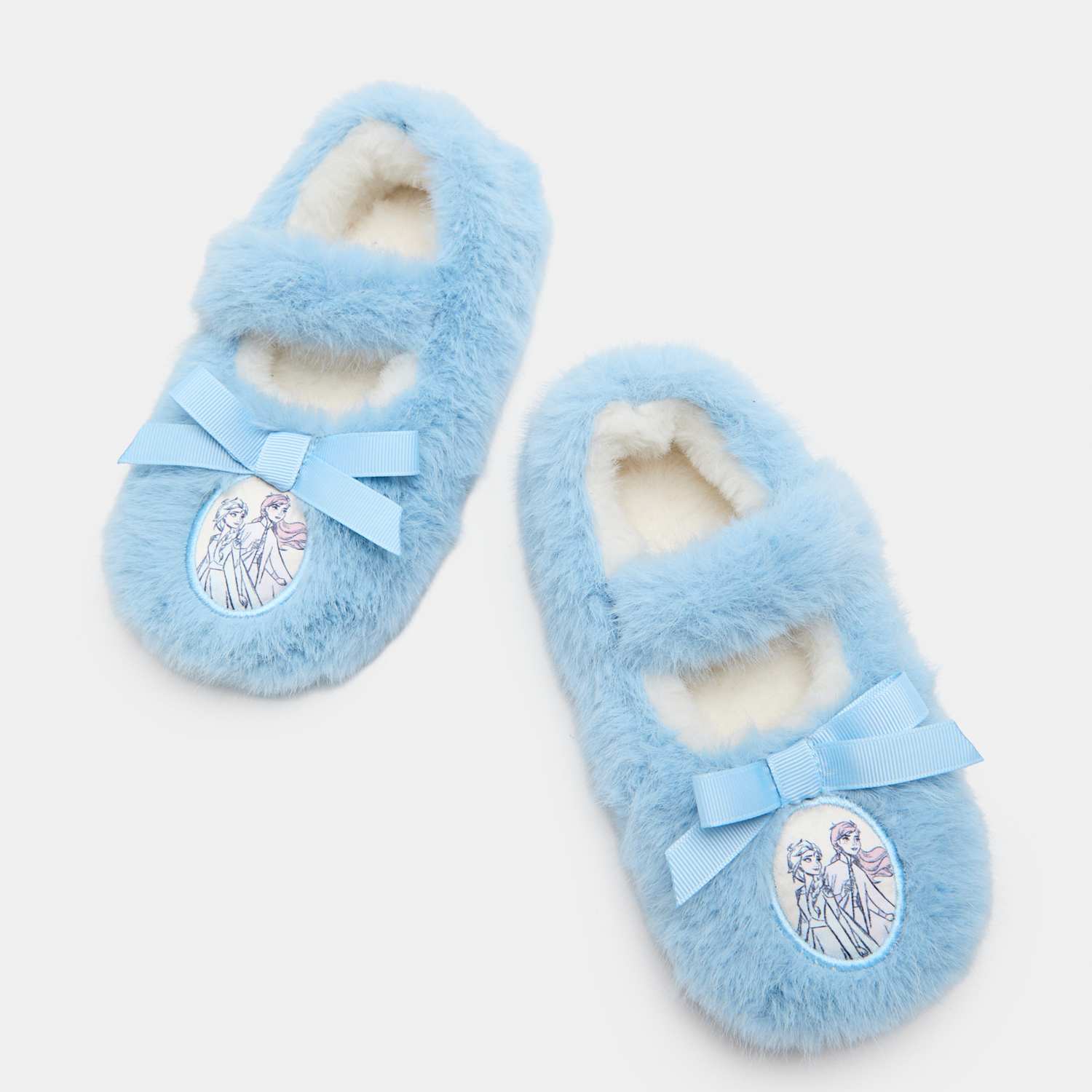 M&S Girls Disney Frozen Slippers (4 Small - 13 Small) - Blue