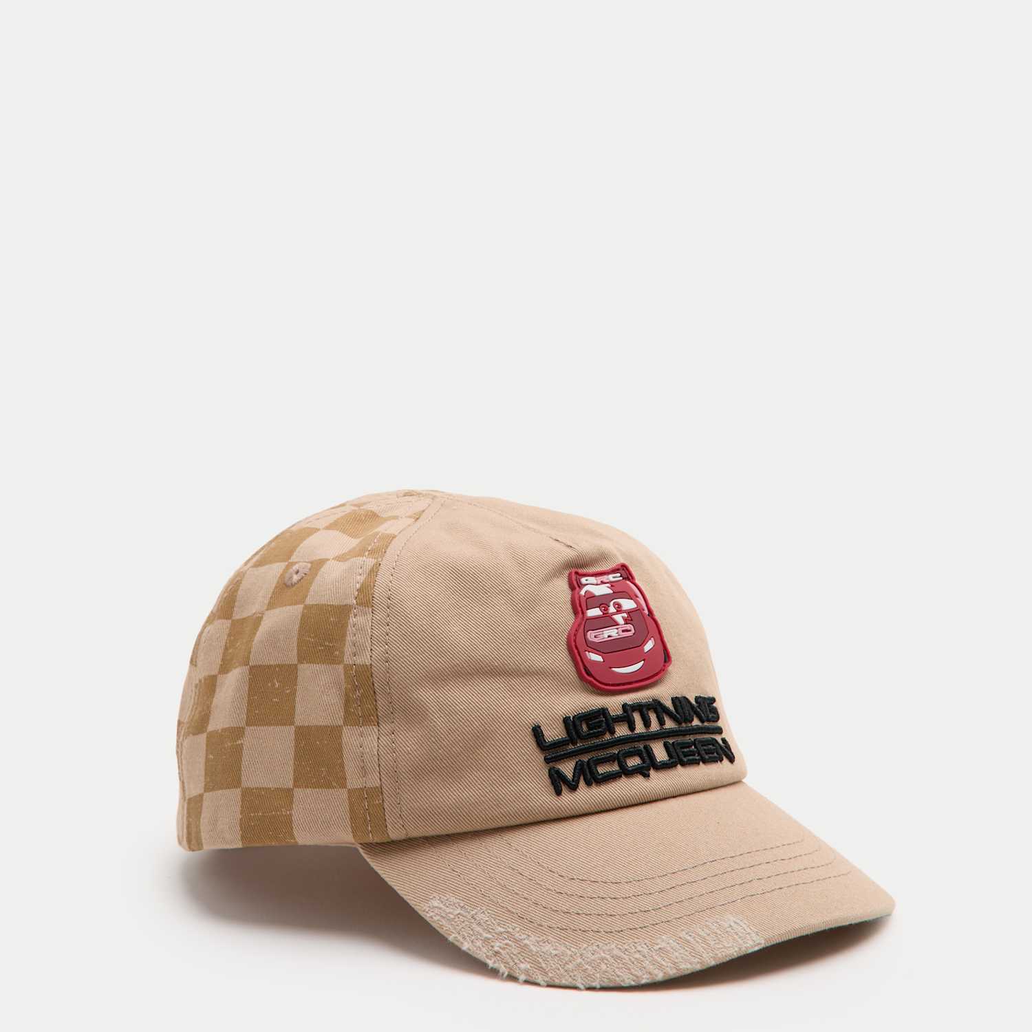 M&S Boys Cars Cap (3-13 Yrs) - 6-13 Years - Brown Mix