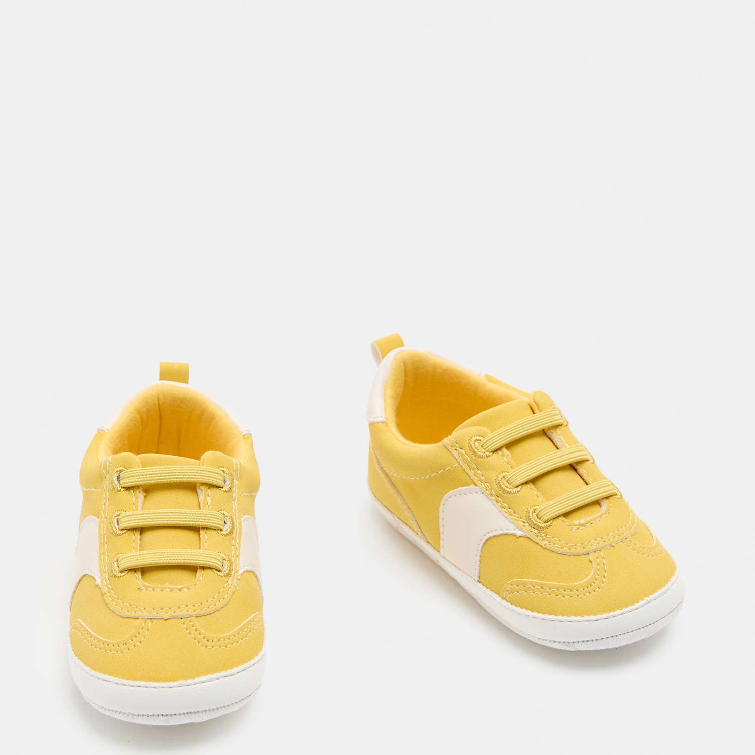 M&S Baby Retro Pram Trainers (0-18 Mths) - 3-6 Months - Yellow