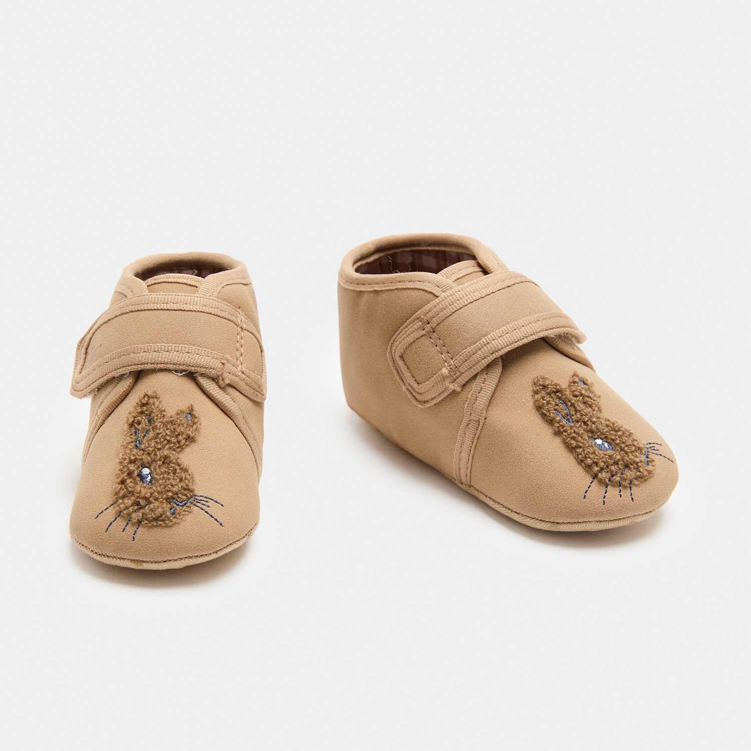 M&S Baby Peter Rabbit Pram Shoes (0-18 Mths) - 12-18 Months - Cream Mix