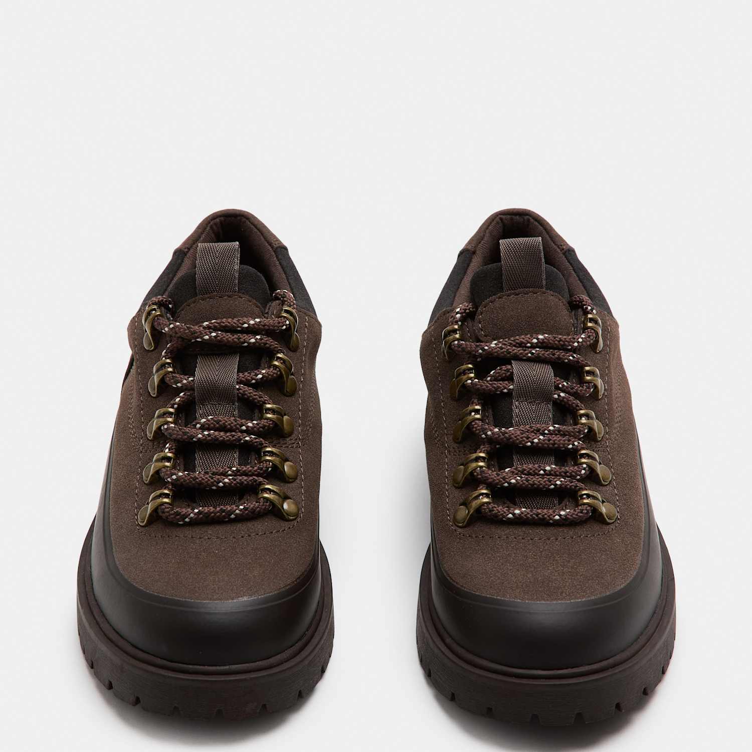 M&S Boys Chunky Hiker Shoes (10 Small - 7 Large) - 2 - Brown Mix