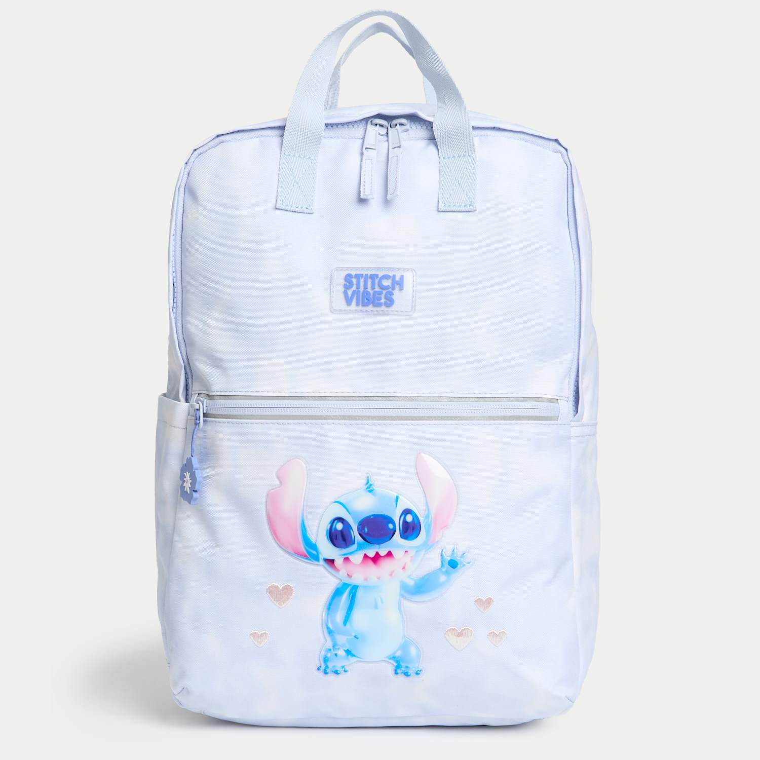 M&S Girls Lilo & Stitch Stormwear Backpack - Light Blue Mix