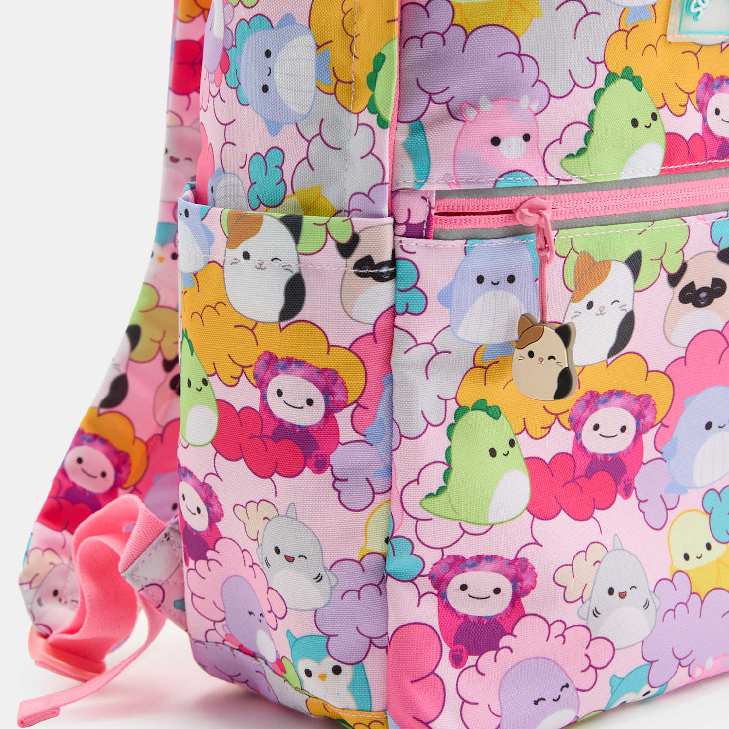 M&S Girls Squishmallows Stormwear Backpack - Pink Mix
