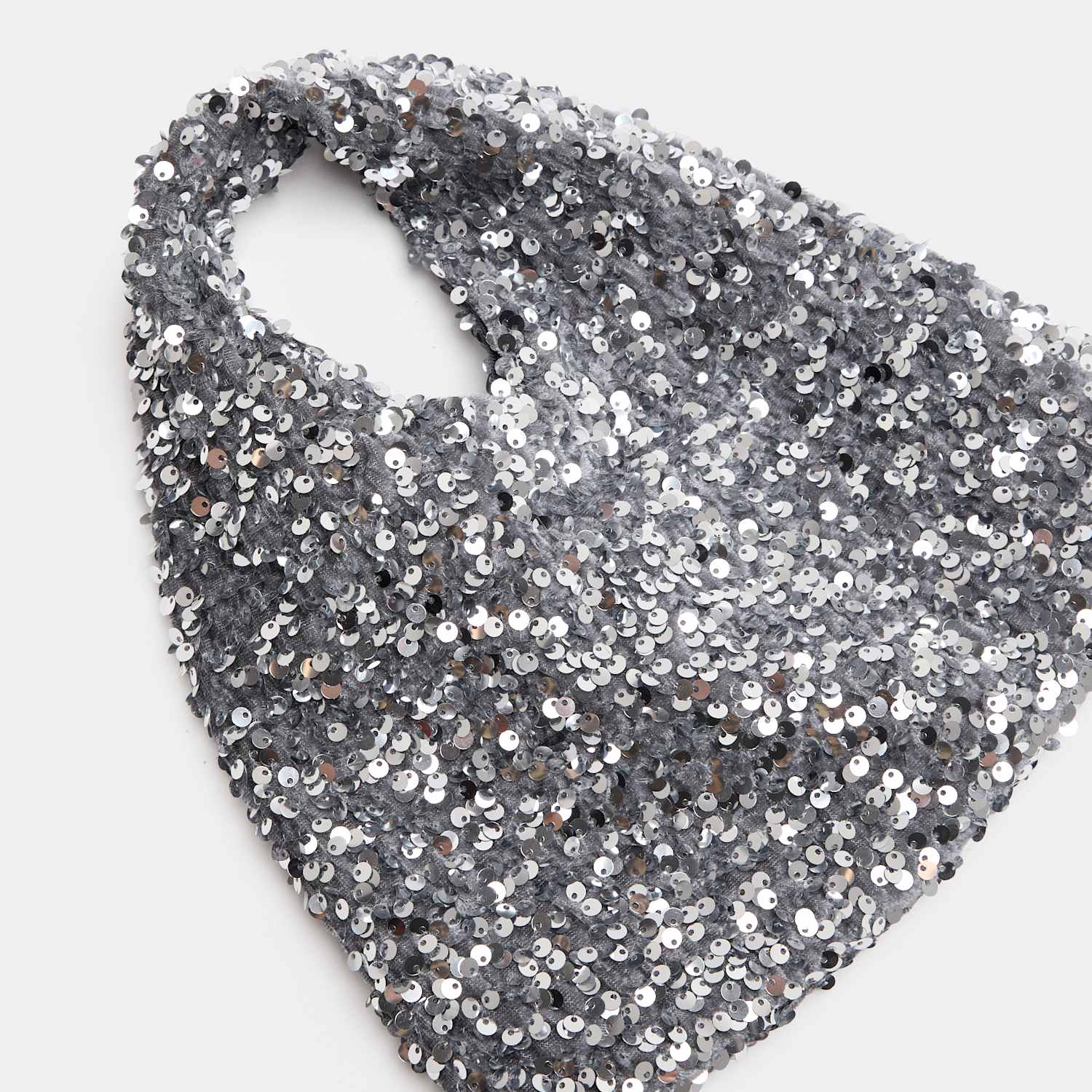 M&S Girls Sequin Bag - Silver