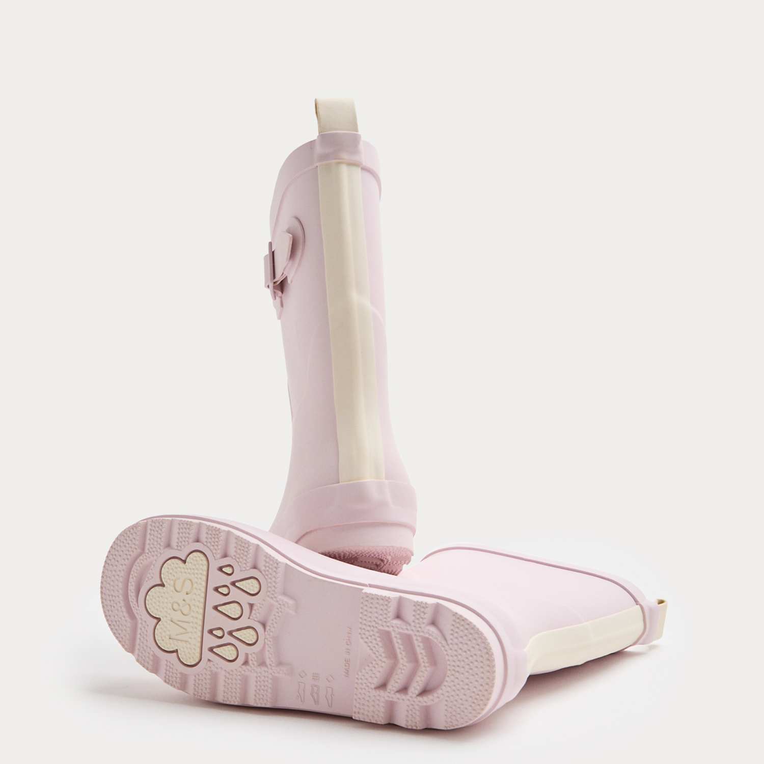 M&S Boys Wellies (4 Small - 6 Large) - Pink Mix