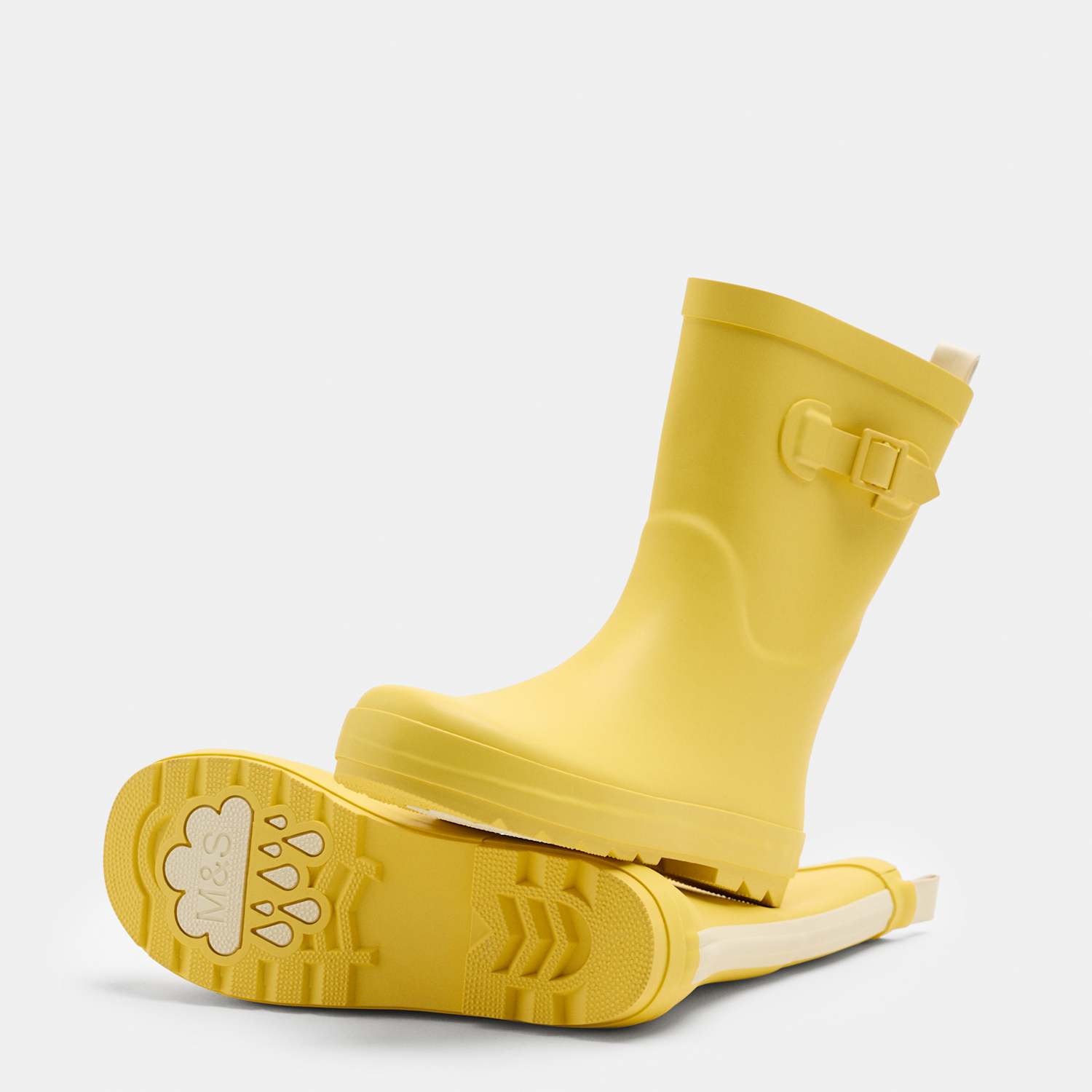M&S Boys Wellies (4 Small - 6 Large) - 5 - Yellow