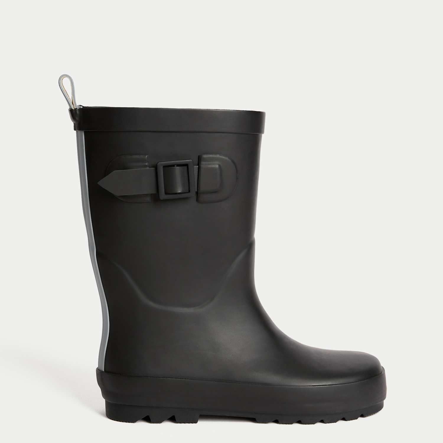 M&S Boys Wellies (4 Small - 6 Large) - Black Mix