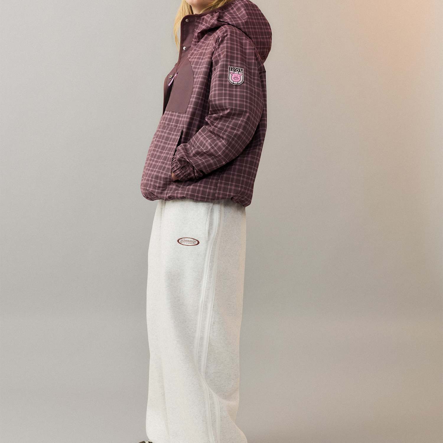 Girls Percy Pig Windbreaker (6-16 Yrs) - 15-16 Years - Brown Mix