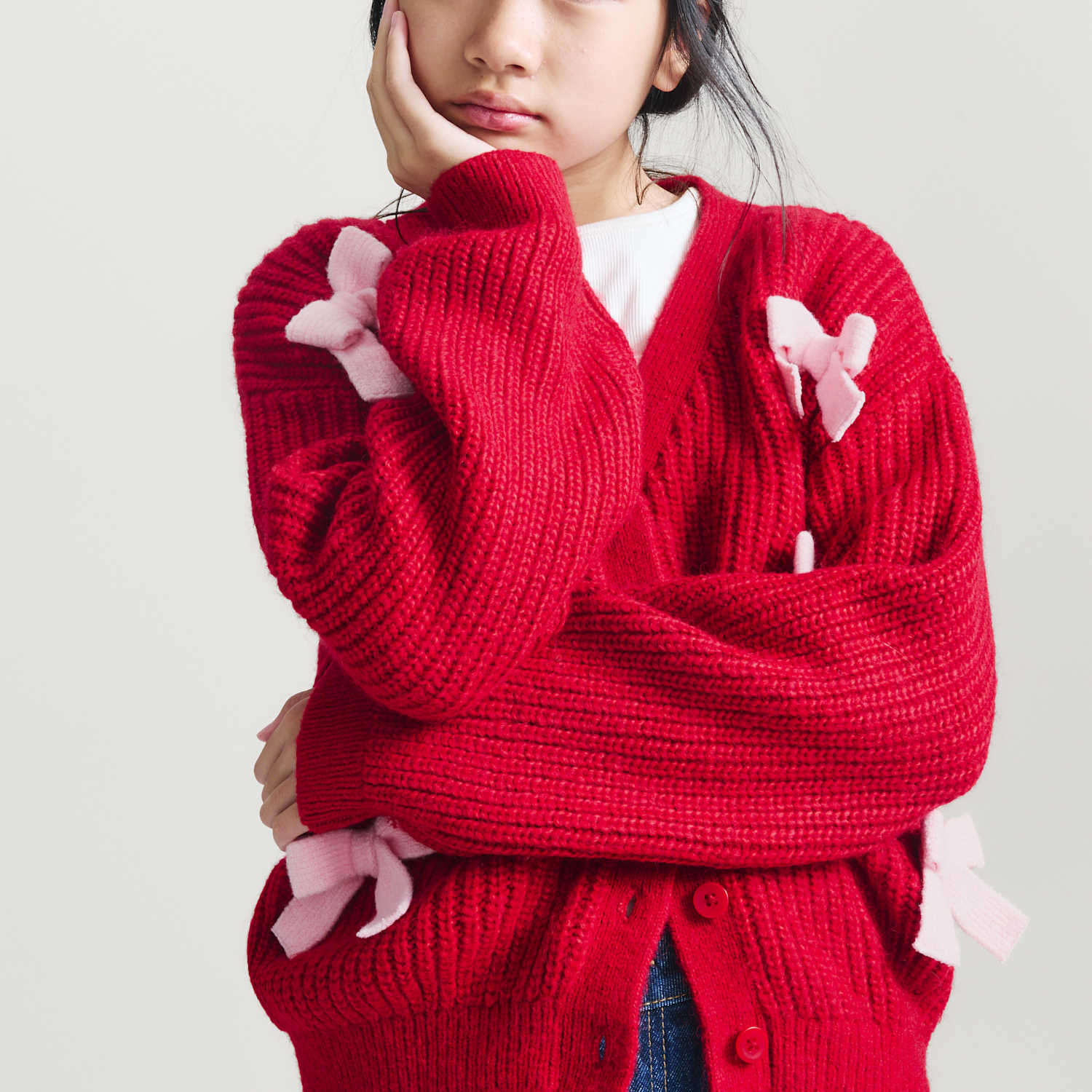 M&S Girls Novelty Cardigan (6-16 Yrs) - 15-16 Years - Red