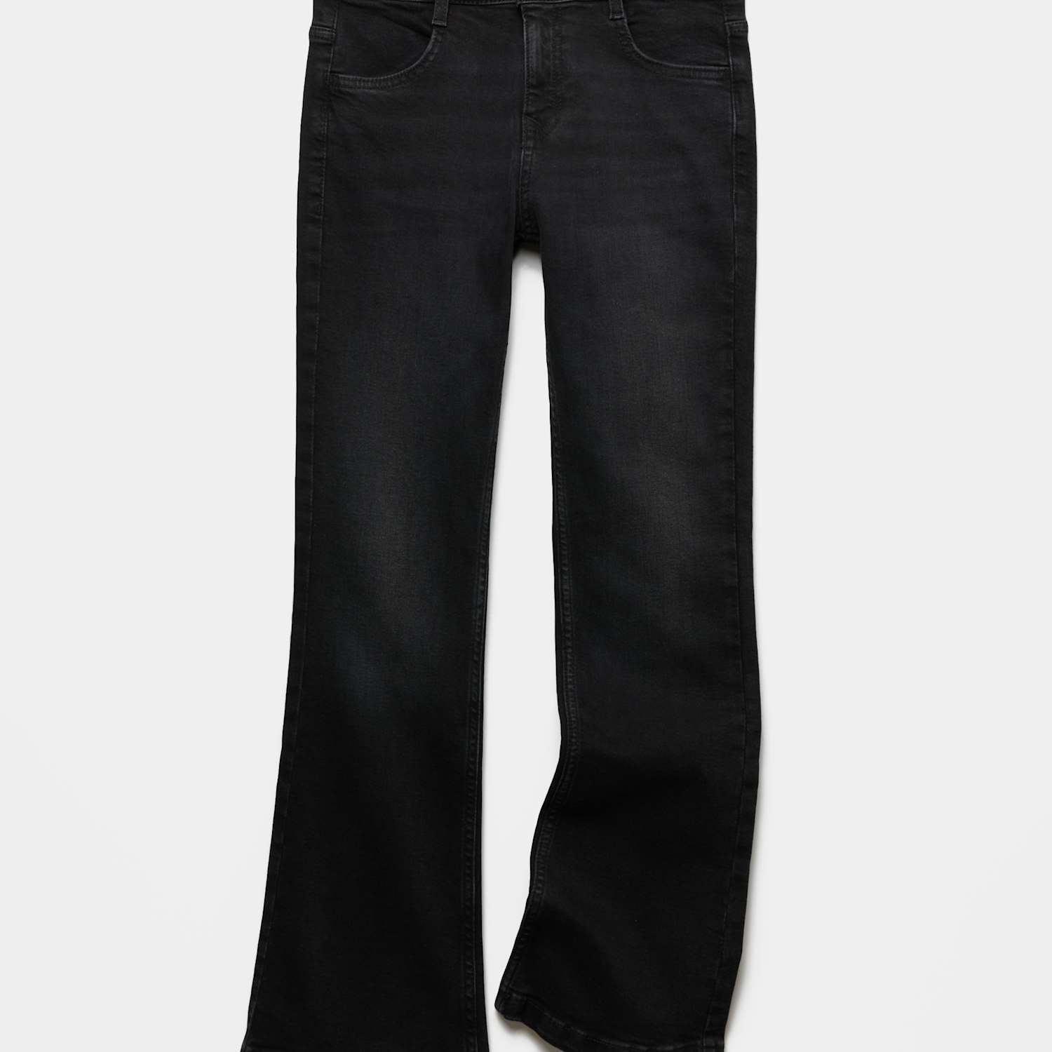 M&S Girls Denim Kickflare Jeans (6-16 Yrs) - 10-11 Years - Black Denim
