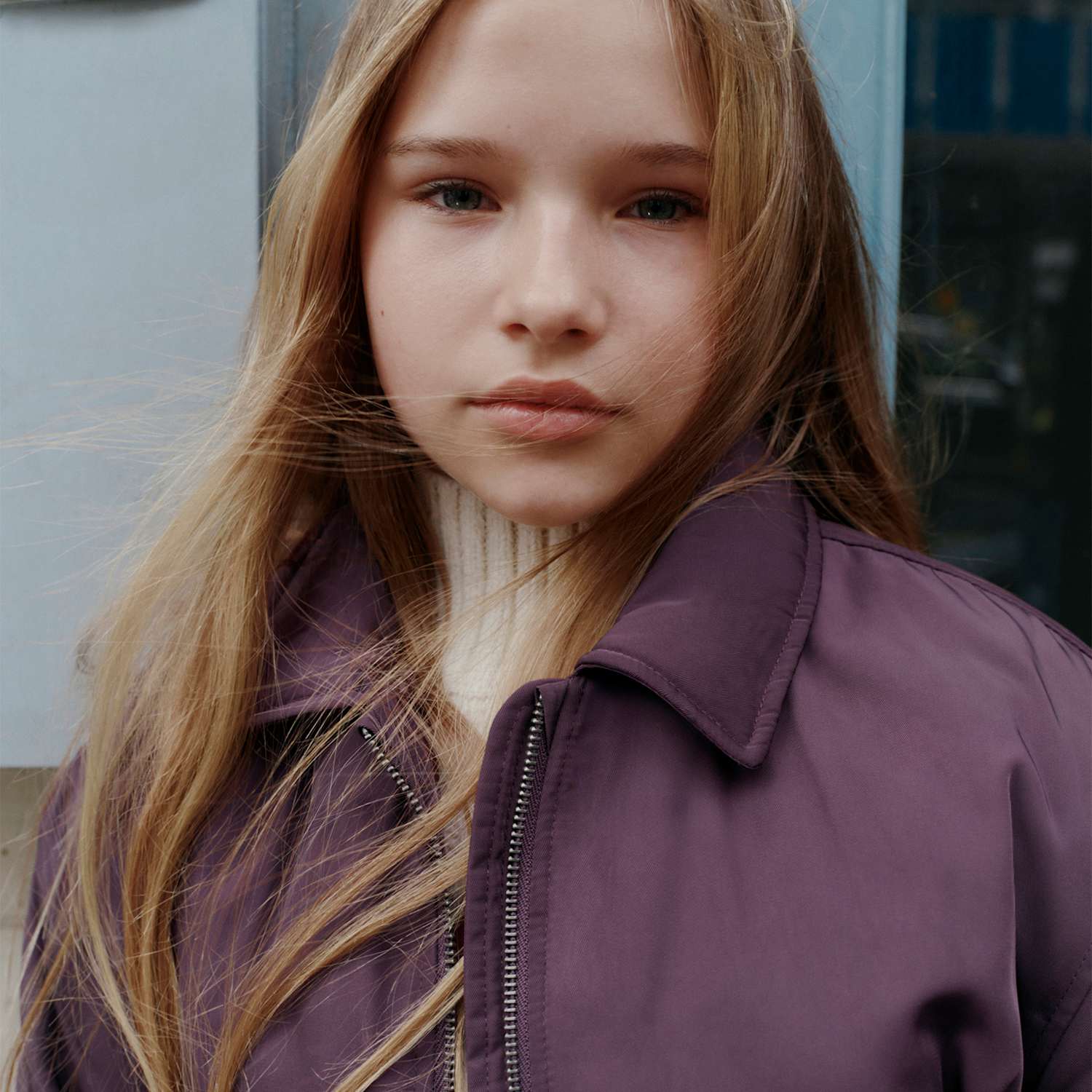 M&S Girls Stormwear Faux Fur Collared Bomber Jacket (6-16 Yrs) - 15-16 Years - Blackberry