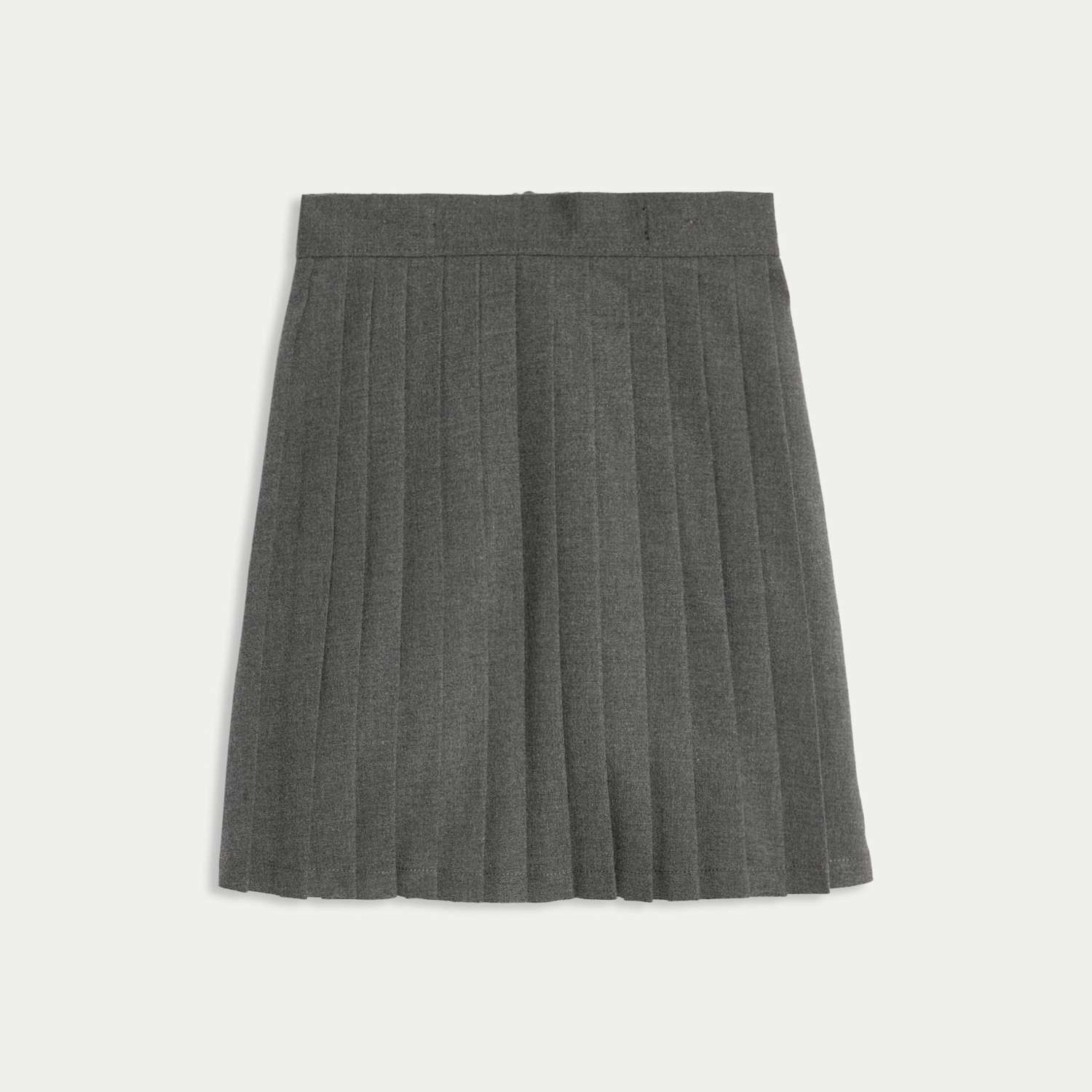 M&S Girls Easy Dressing Pull On School Skirt (2-16 Yrs) - 2-3 Years - Grey