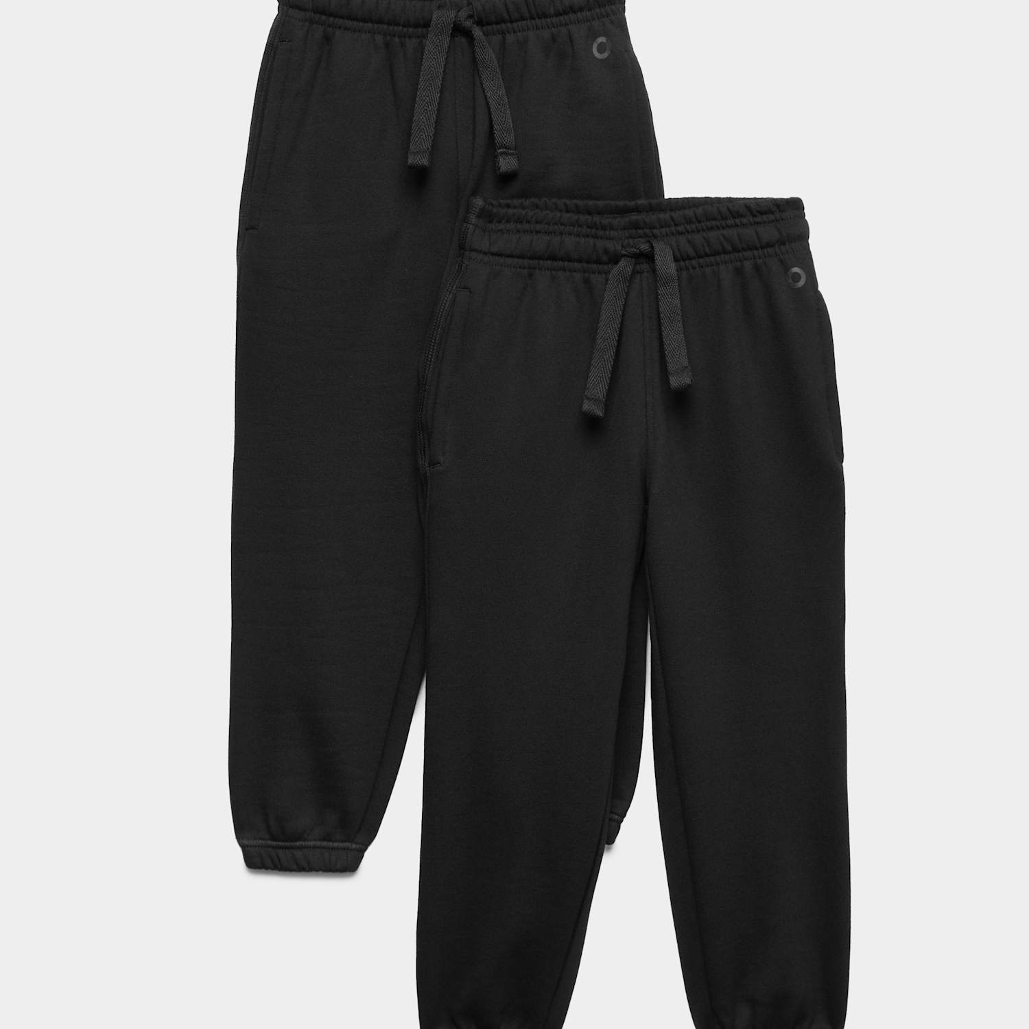 Goodmove Boys 2 Pack School Joggers (2-16 Yrs) - 2-3 Years - Black