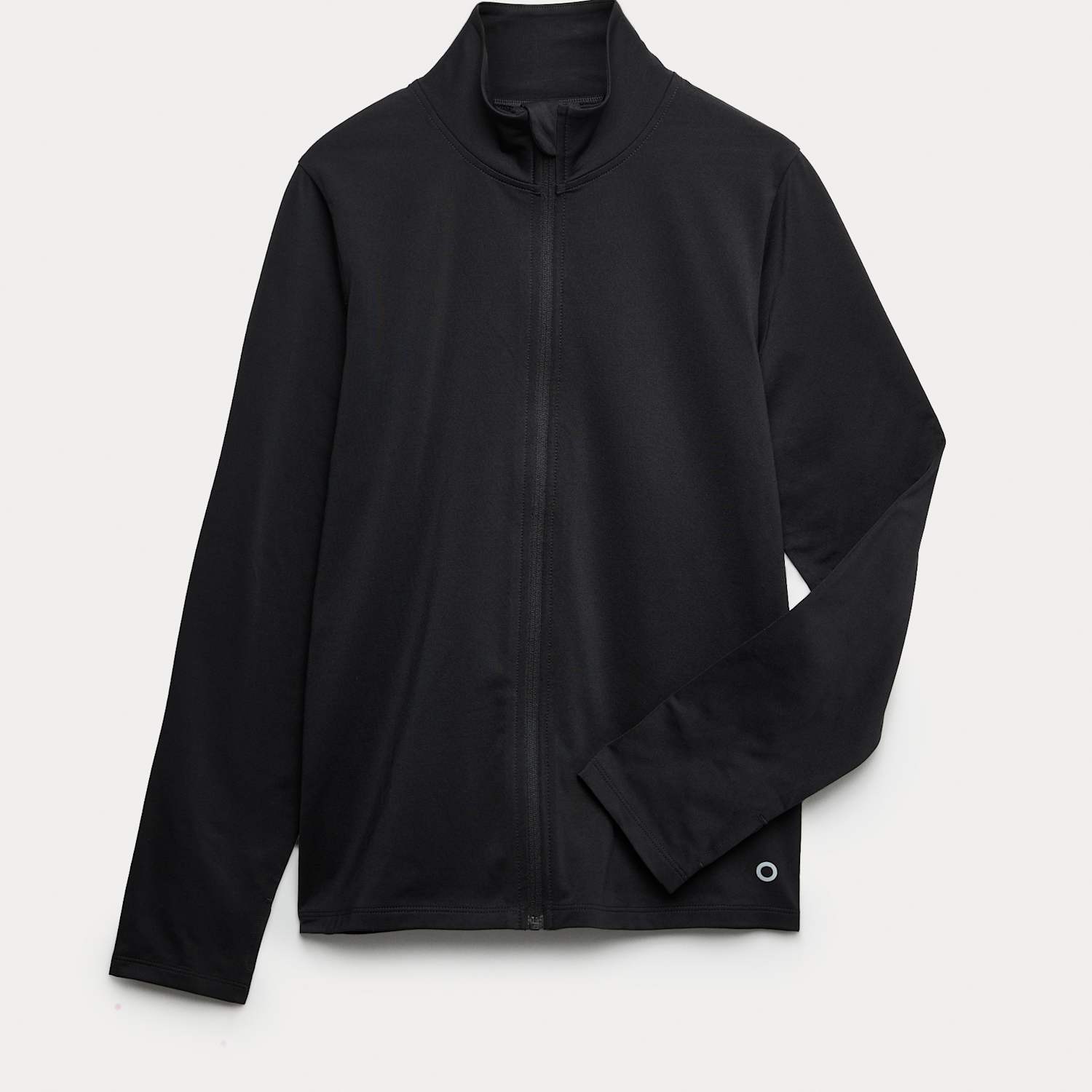 Goodmove Girls Zip Through Top (6-16 Yrs) - 15-16 Years - Black