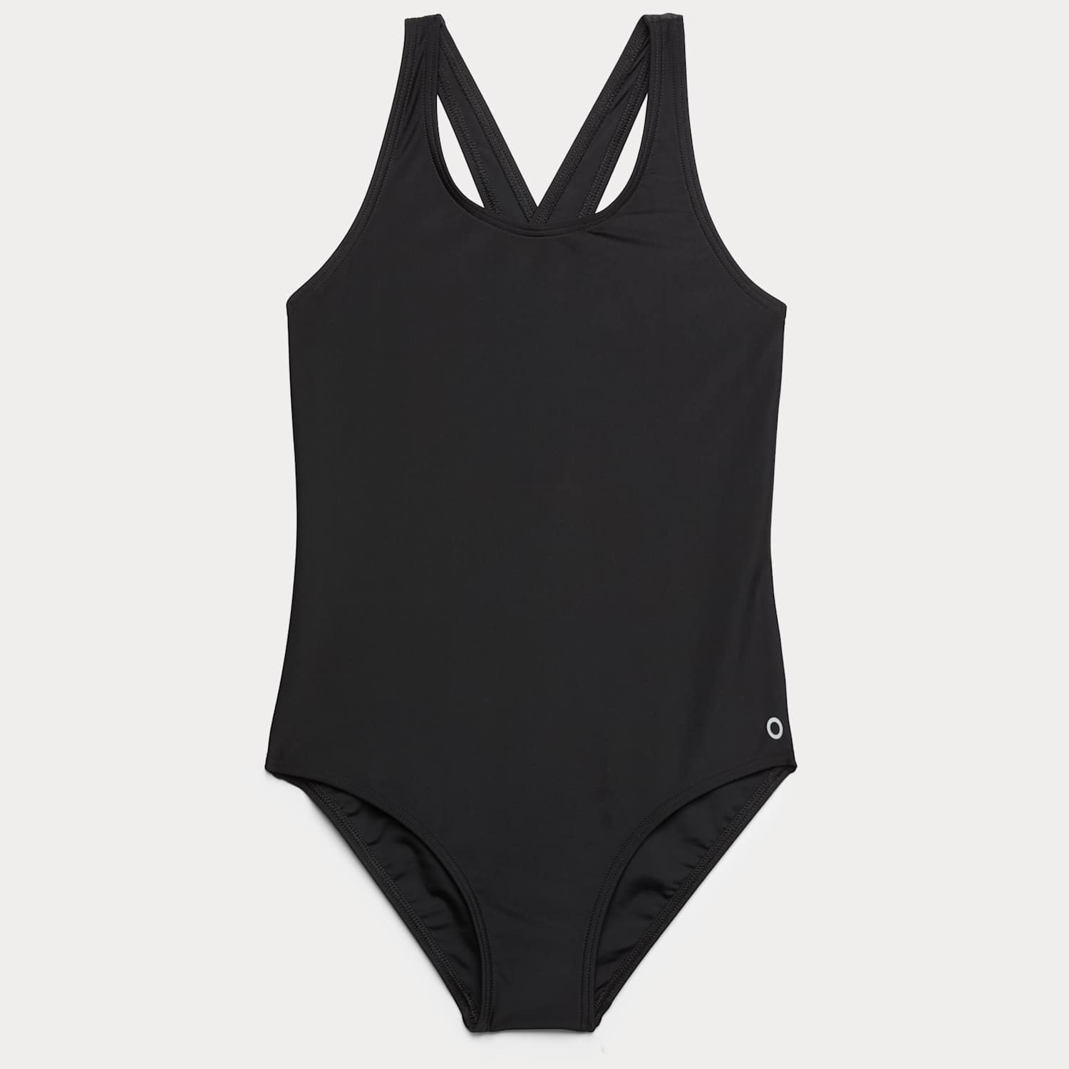 Goodmove Girls Swimsuit (6-16 Yrs) - 15-16 Years - Black