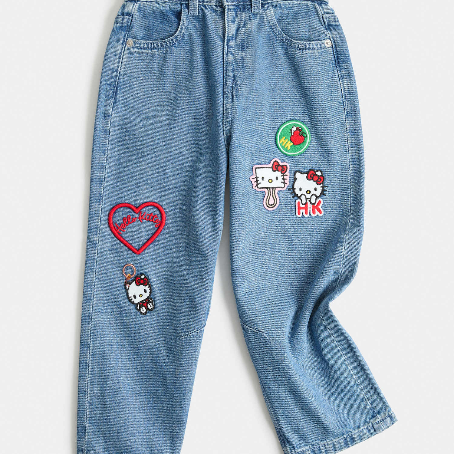 M&S Girls Hello Kitty Denim Jeans (2-8 Yrs) - 4-5 Years