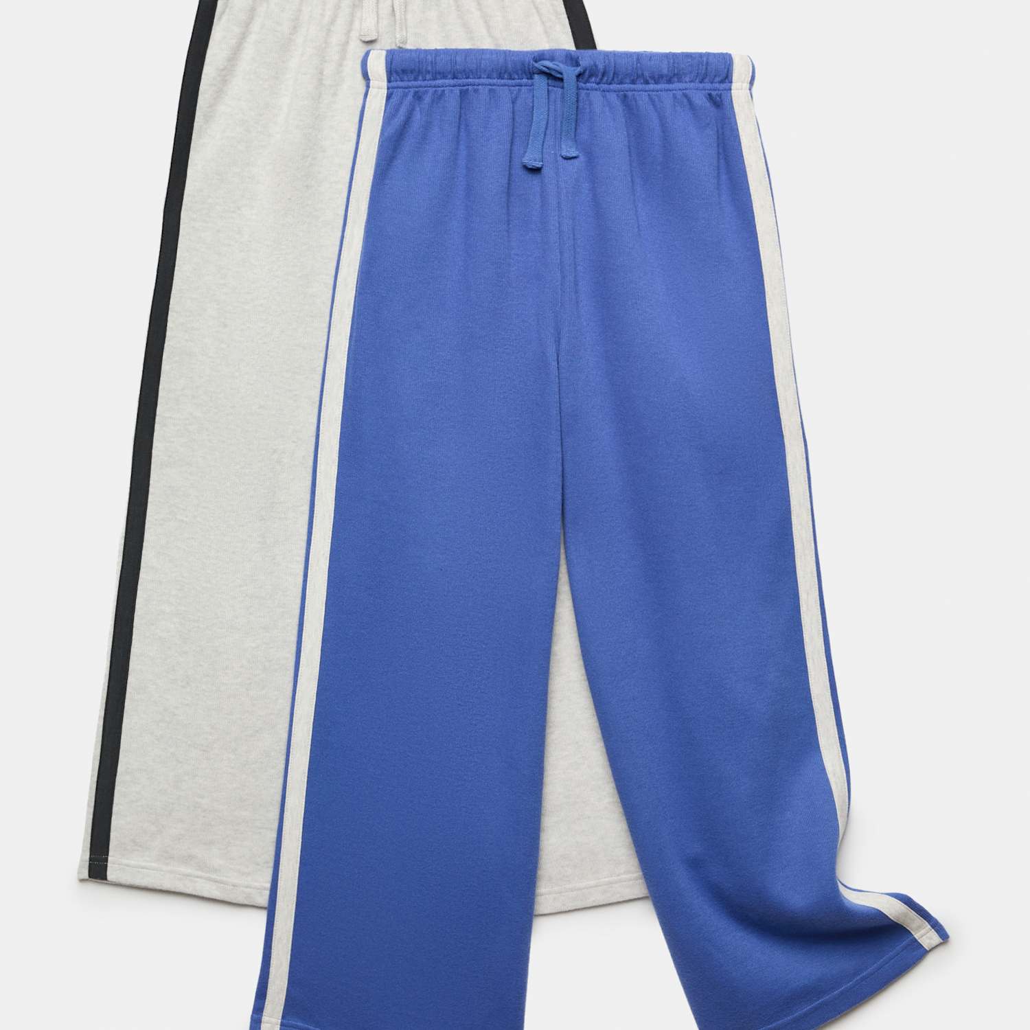 M&S Boys 2 Pack Cotton Rich Lounge Jogger Bottom (6-16 Yrs) - 14-15 Years - Blue Mix