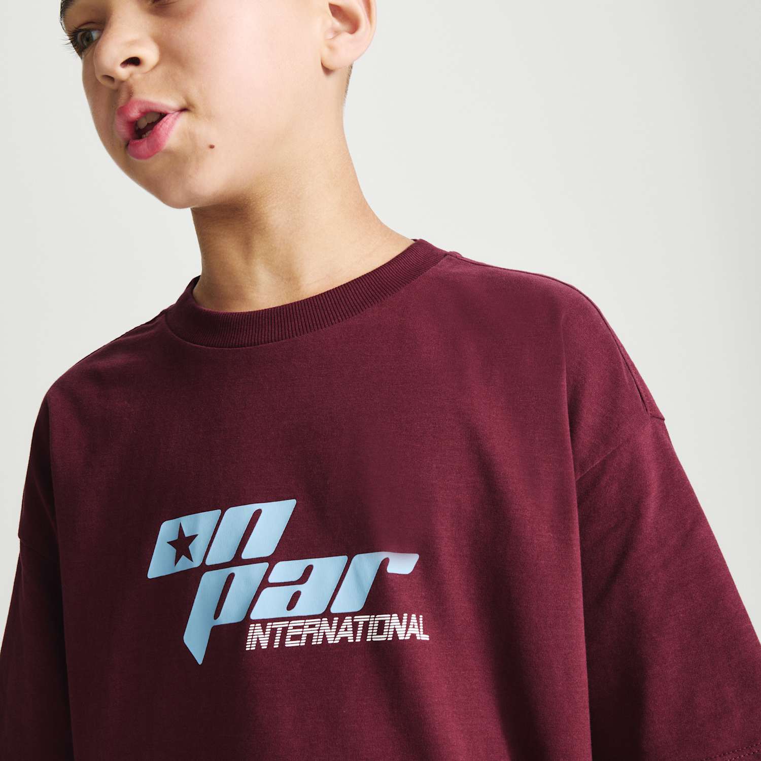 M&S Boys Pure Cotton Golf Logo T-Shirt (6-16 Yrs) - 14-15 Years - Burgundy